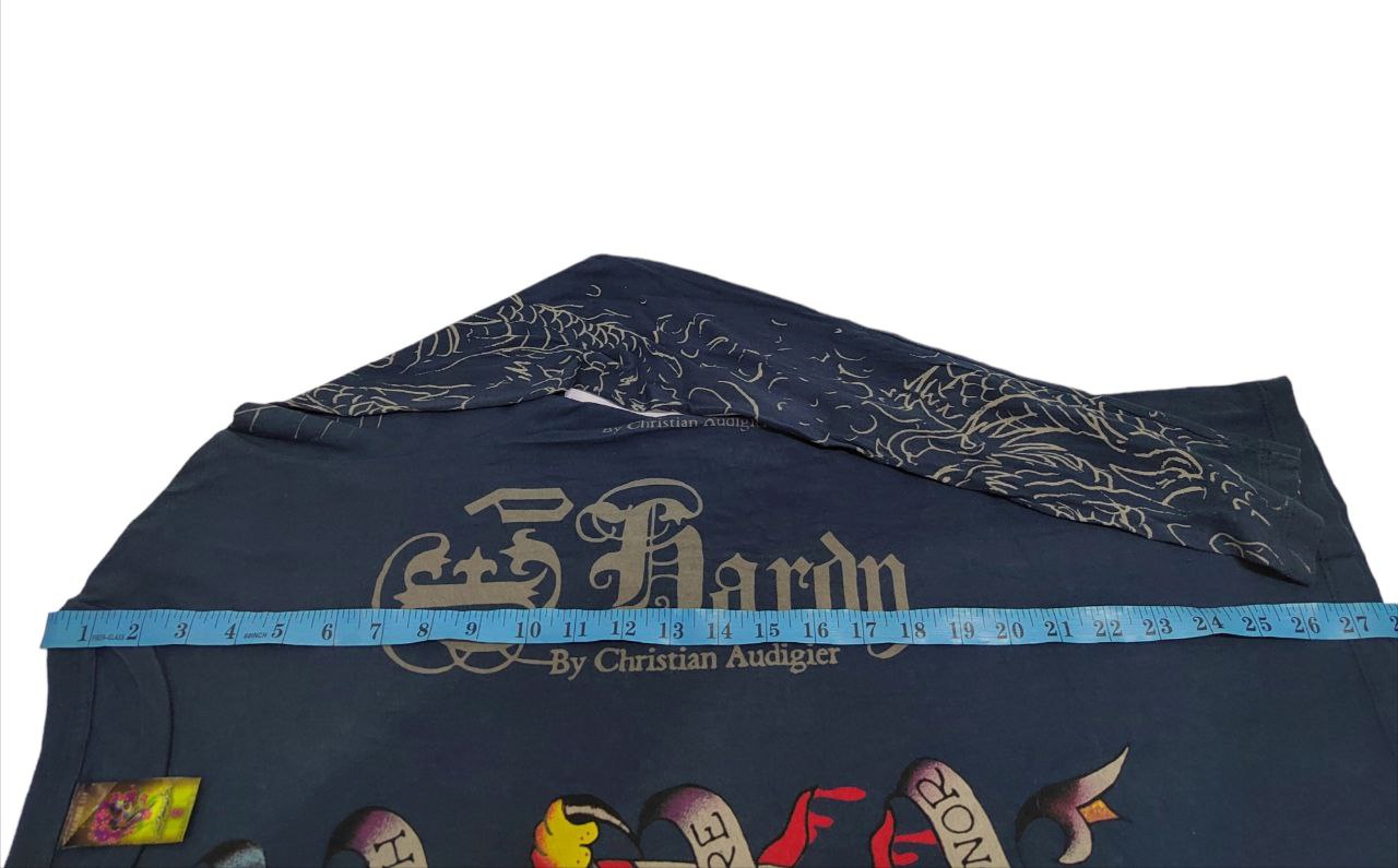 Vintage - Vintage Ed hardy Christian Audigier Blue Black Skull Tatoo - 5