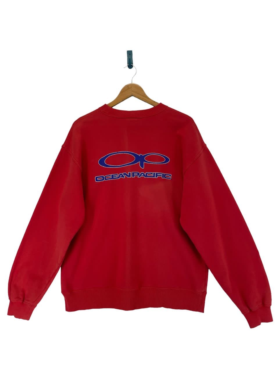 Vintage Ocean Pacific Spell Out Logo Crewneck Sweatshirt - 1