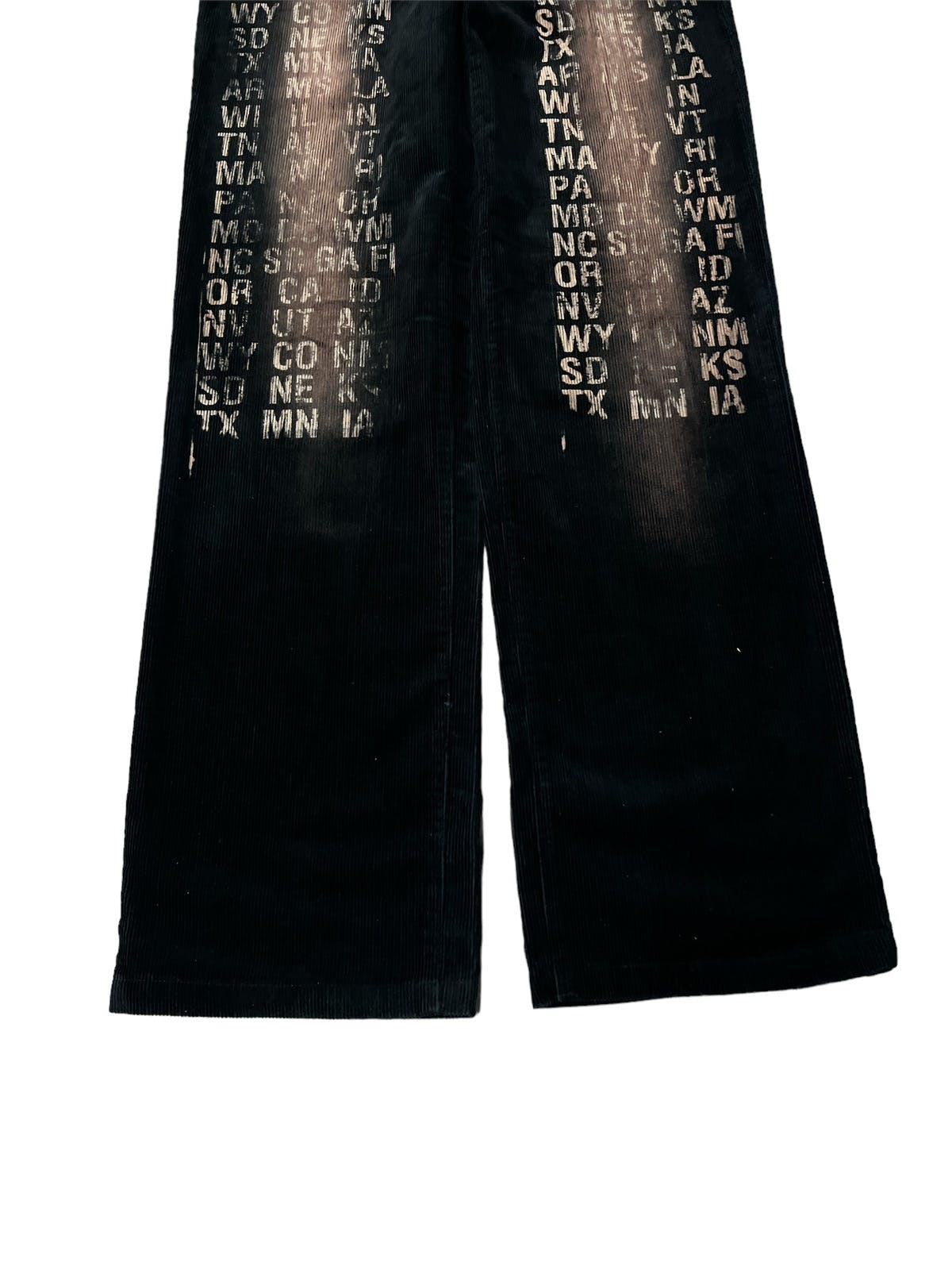 Vintage - BLACK FADED NYLAUS CODUROY PANT - 3