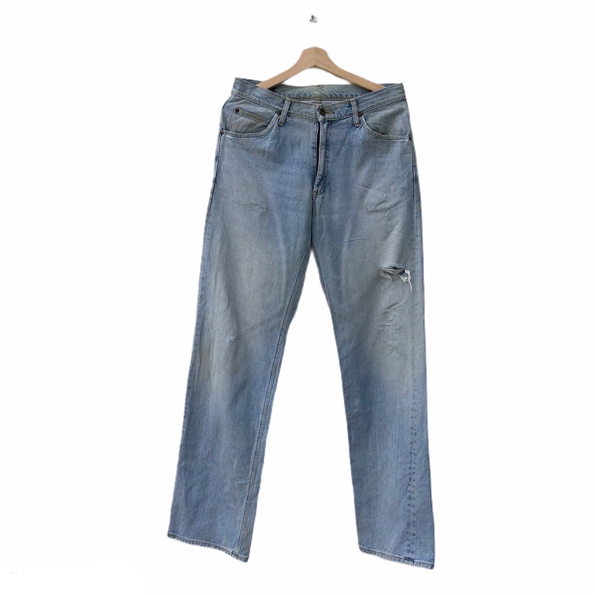 VINTAGE LEE RIDERS DISTRESSED DENIM - 1