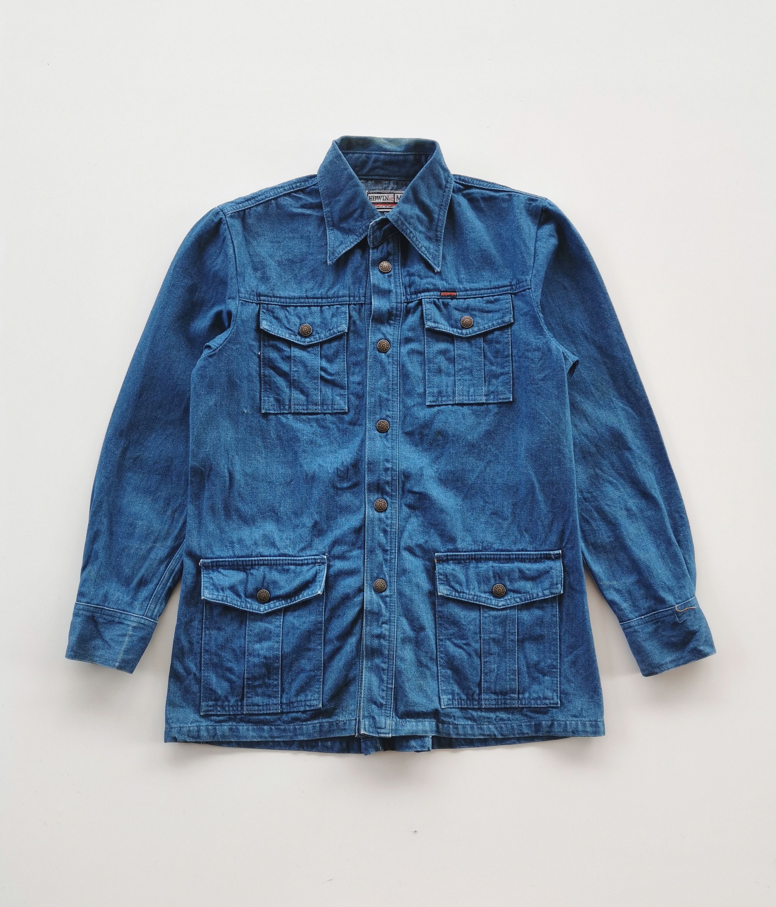 Vintage Edwin Selvedge Long Denim Jackets - 2