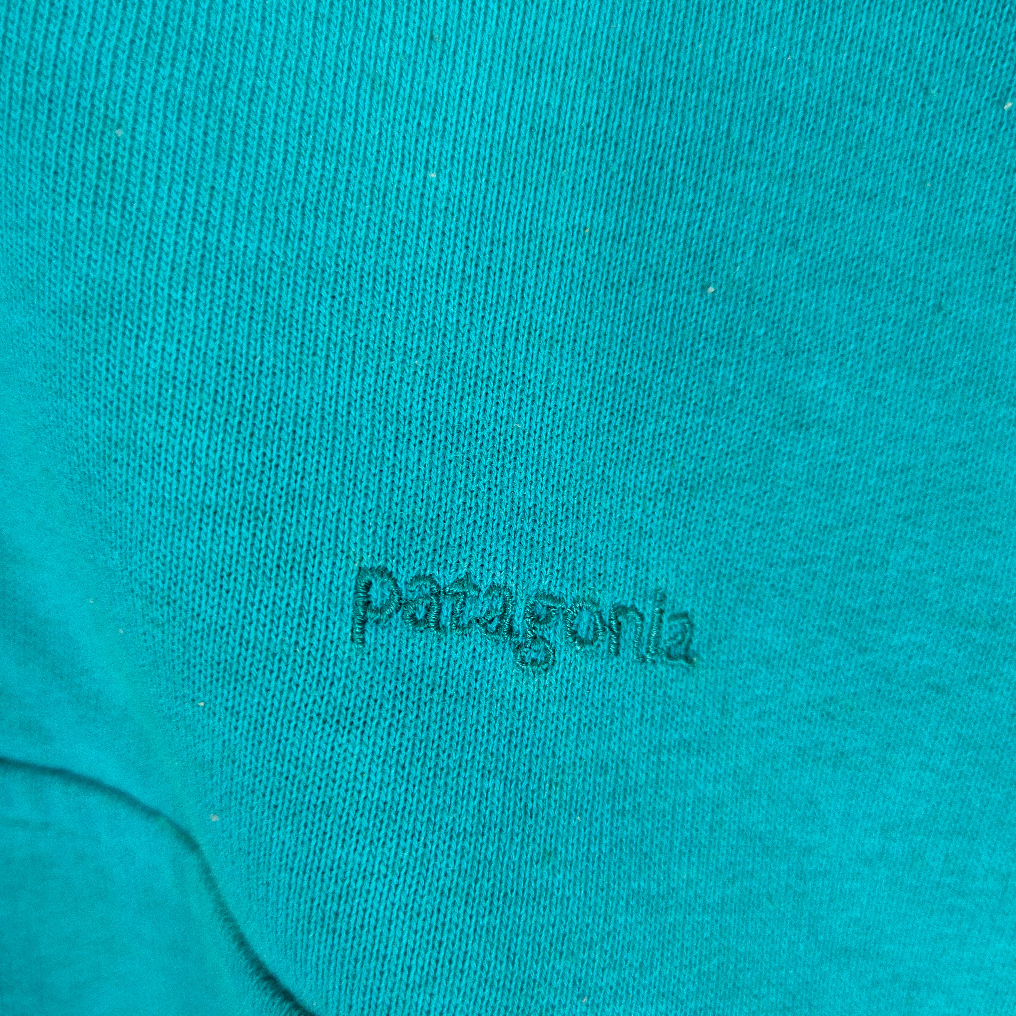 VINTAGE PATAGONIA Small Embroidery SpellOut Polo Sweatshirt - 2