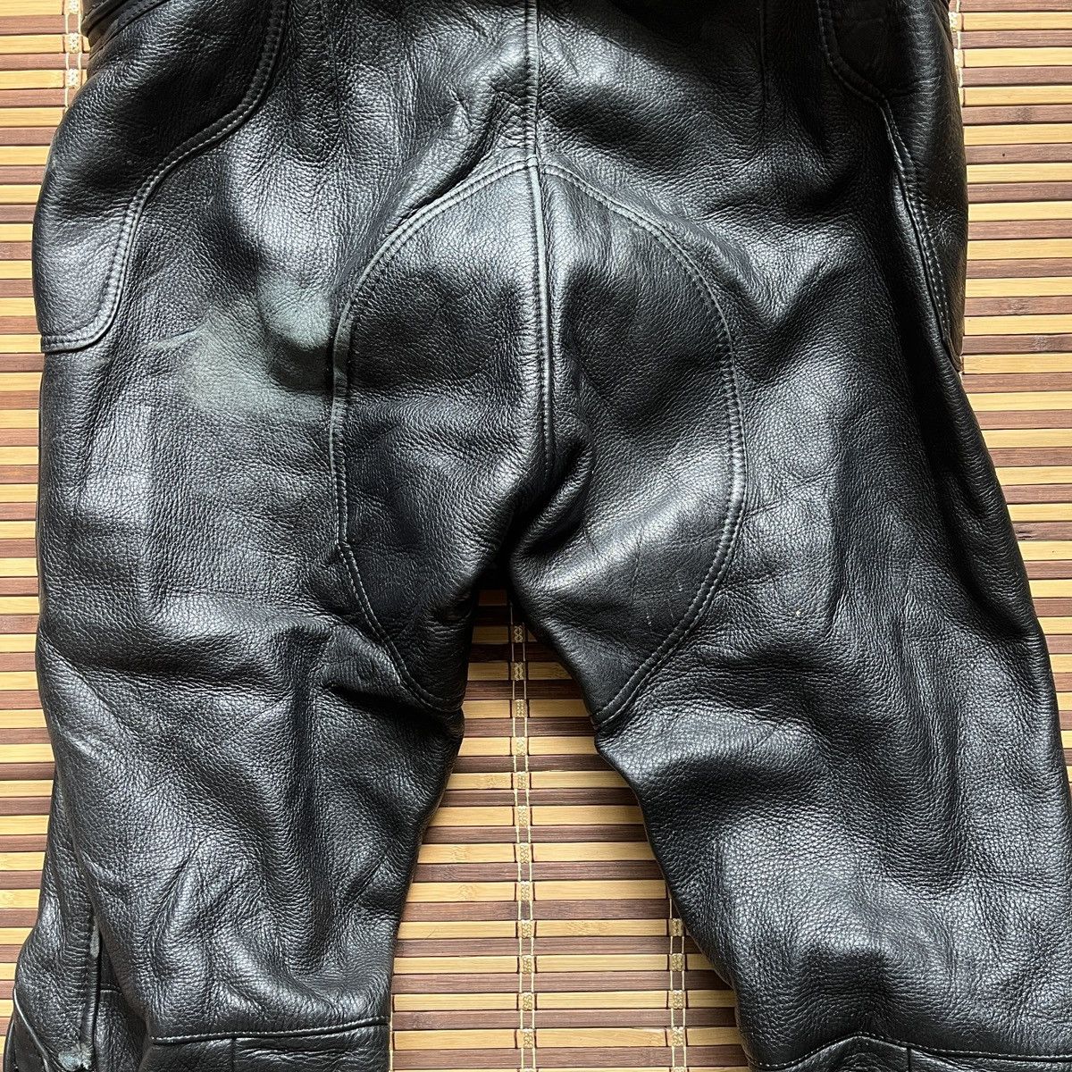 Vintage 1990s Kadoya Leather Racing Bikers Pants Japan - 17