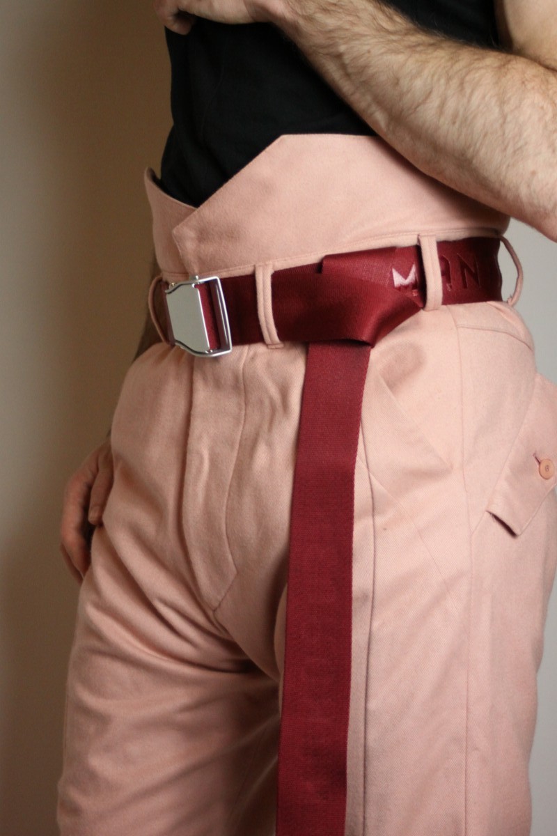 AW17 Neuromantika Pink Sample Pants - 597PAM1 - 8