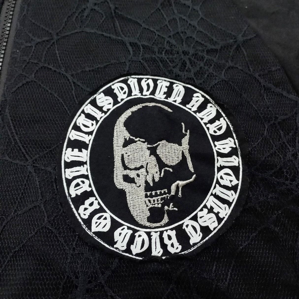 Rich Or Die Skulls Punk Gothic Zipper Hoodie - 11