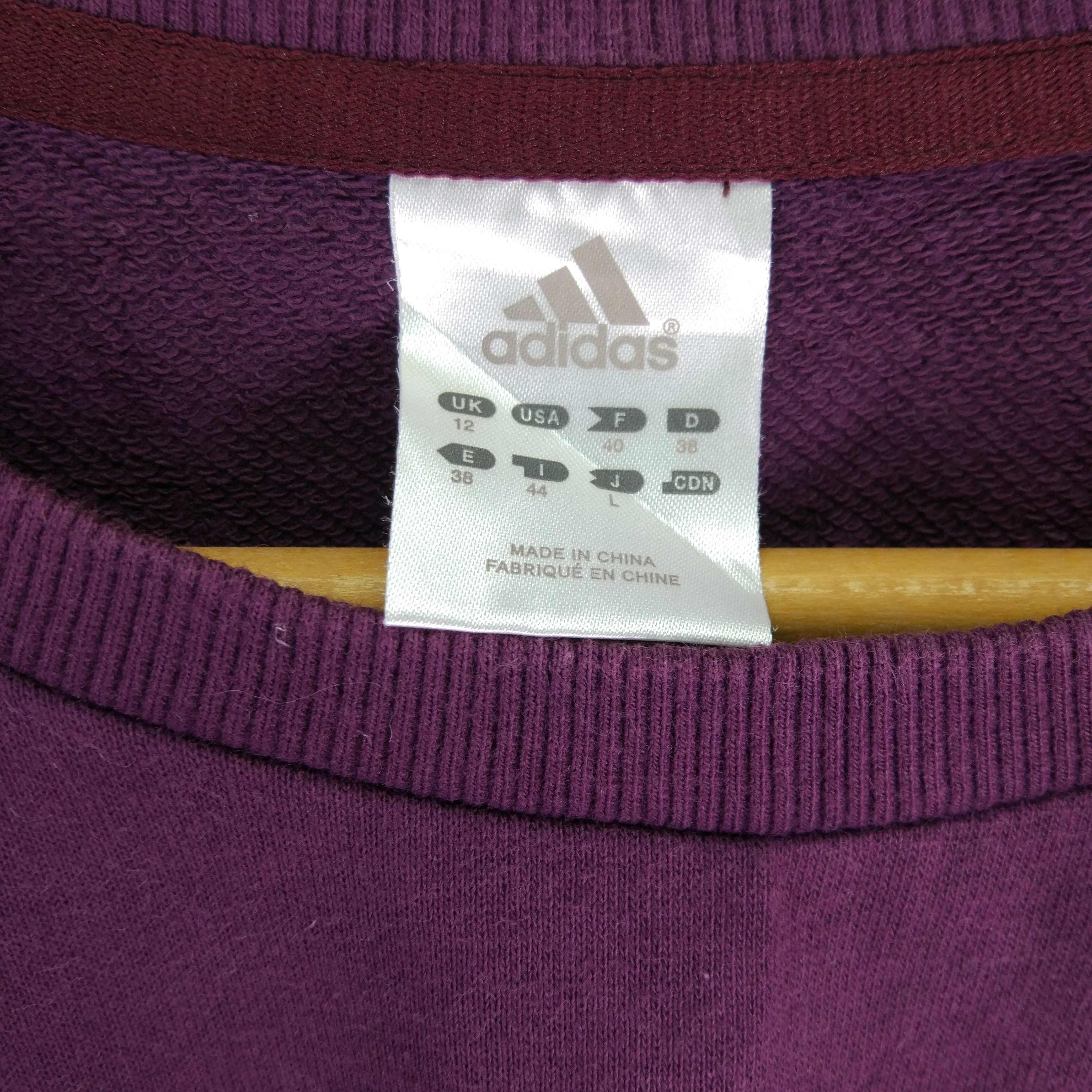 Adidas Big Logo Crewneck Pullover Jumper Sweatshirt - 5