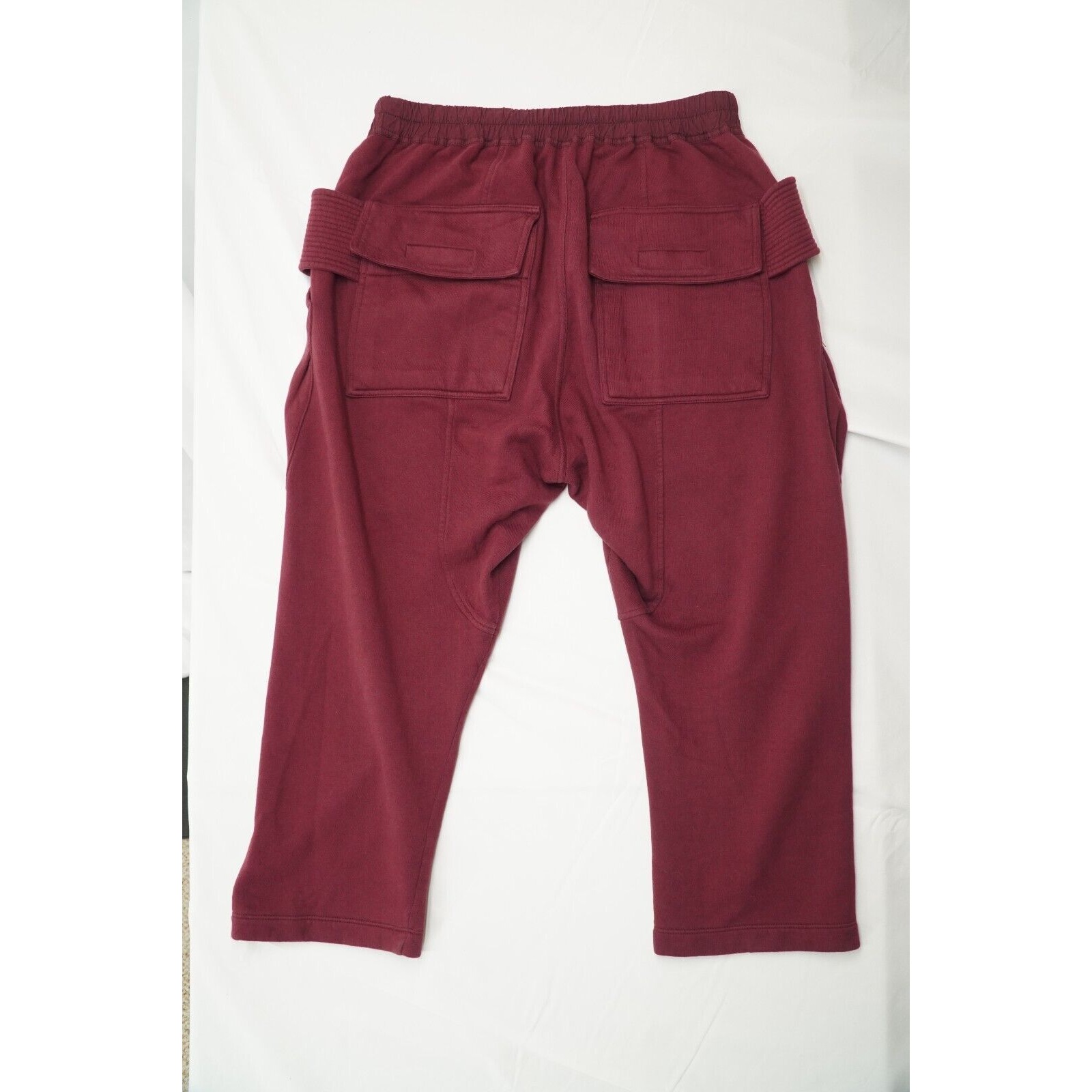 Rick Creatch Cargo Cropped Sweatpant Bruise Red FW20 - 9