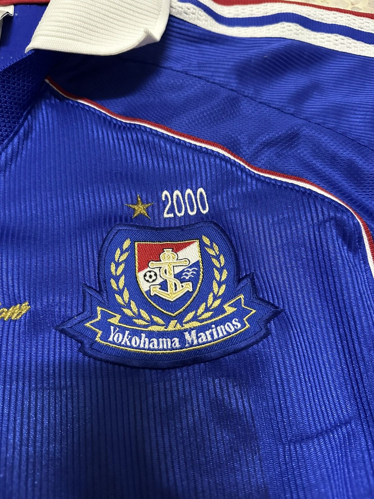 Vintage Adidas 2000 Yokohama marinos Jersey Champions J1 - 8