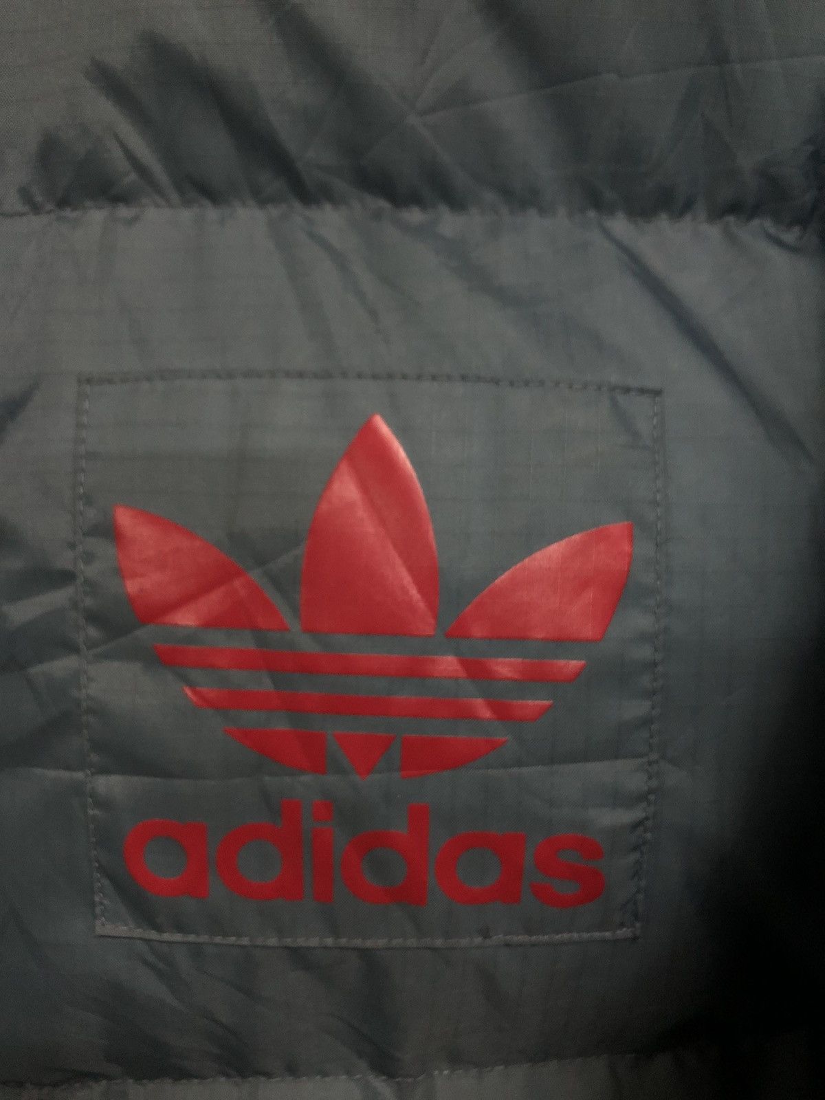Adidas Trefoil Puffer Jacket Patch Logo Design - 9