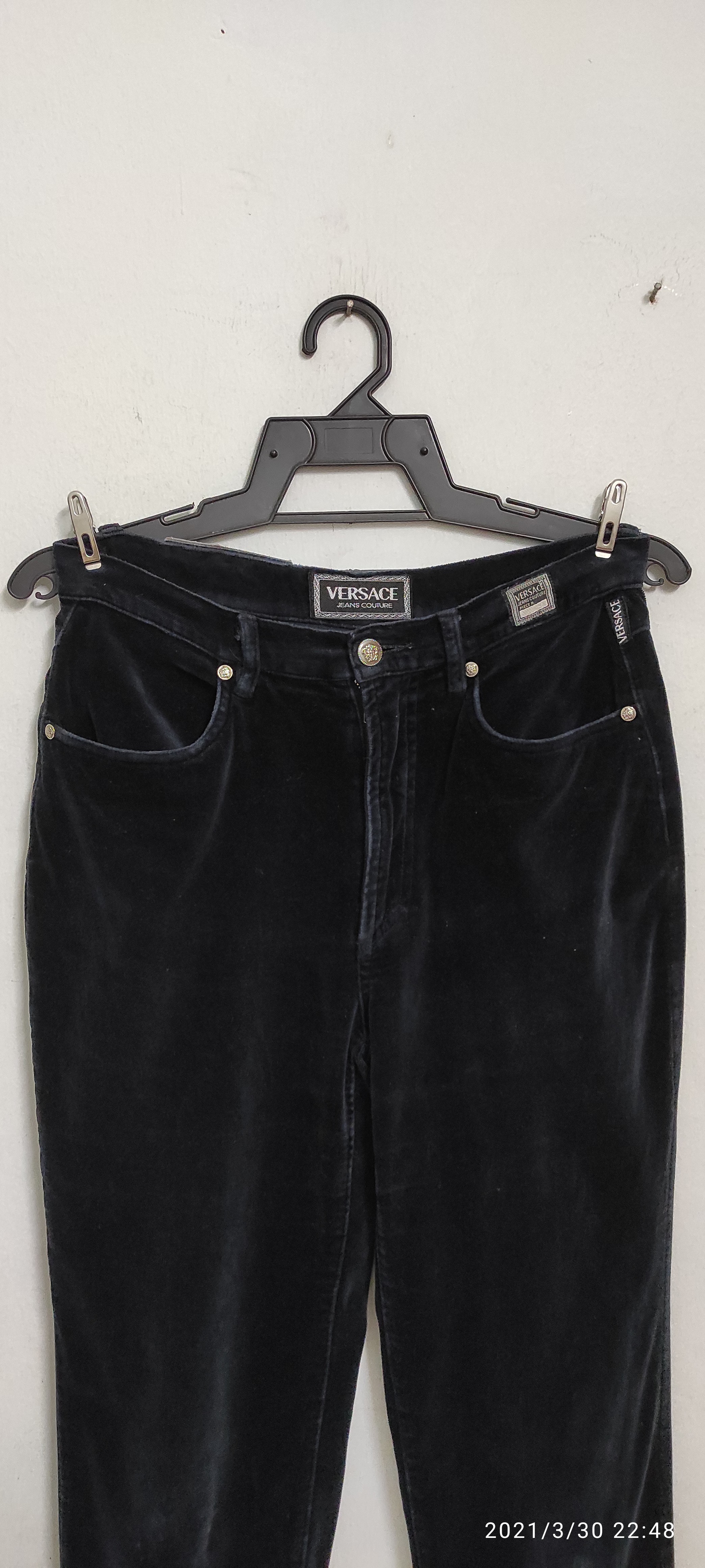 Archive VERSACE JEANS COUTURE Velvet Jeans - 7