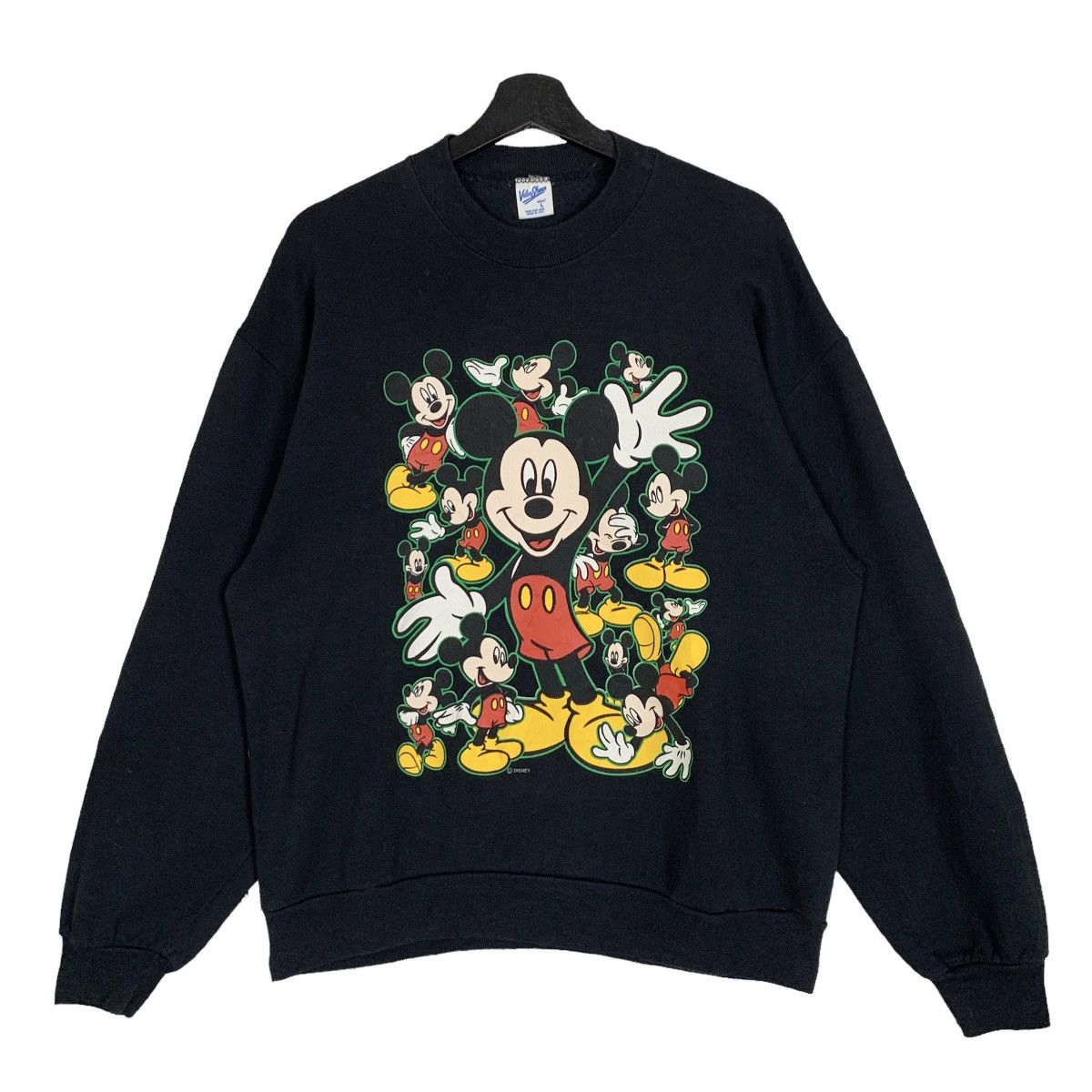 Vintage 90s Velva Sheen Mickey Mouse Disney Sweatshirt SizeM - 1