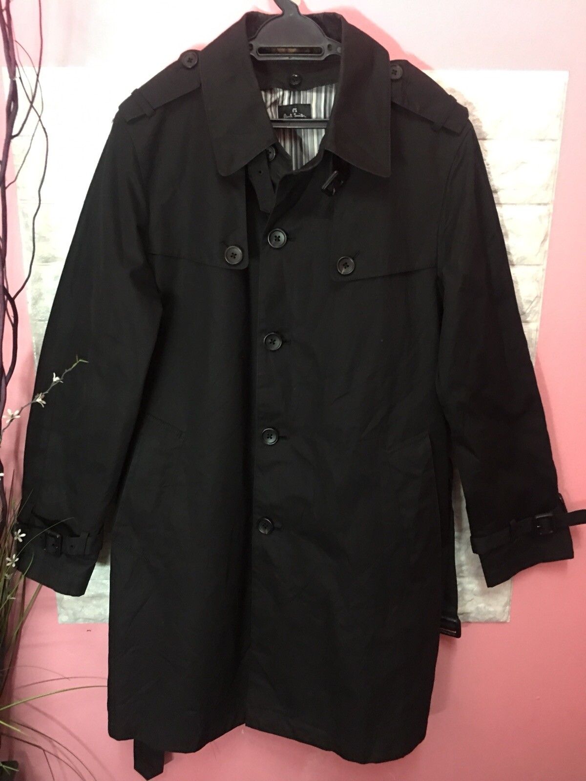 Black Paul Smith Long Jacket Nice Design - 1