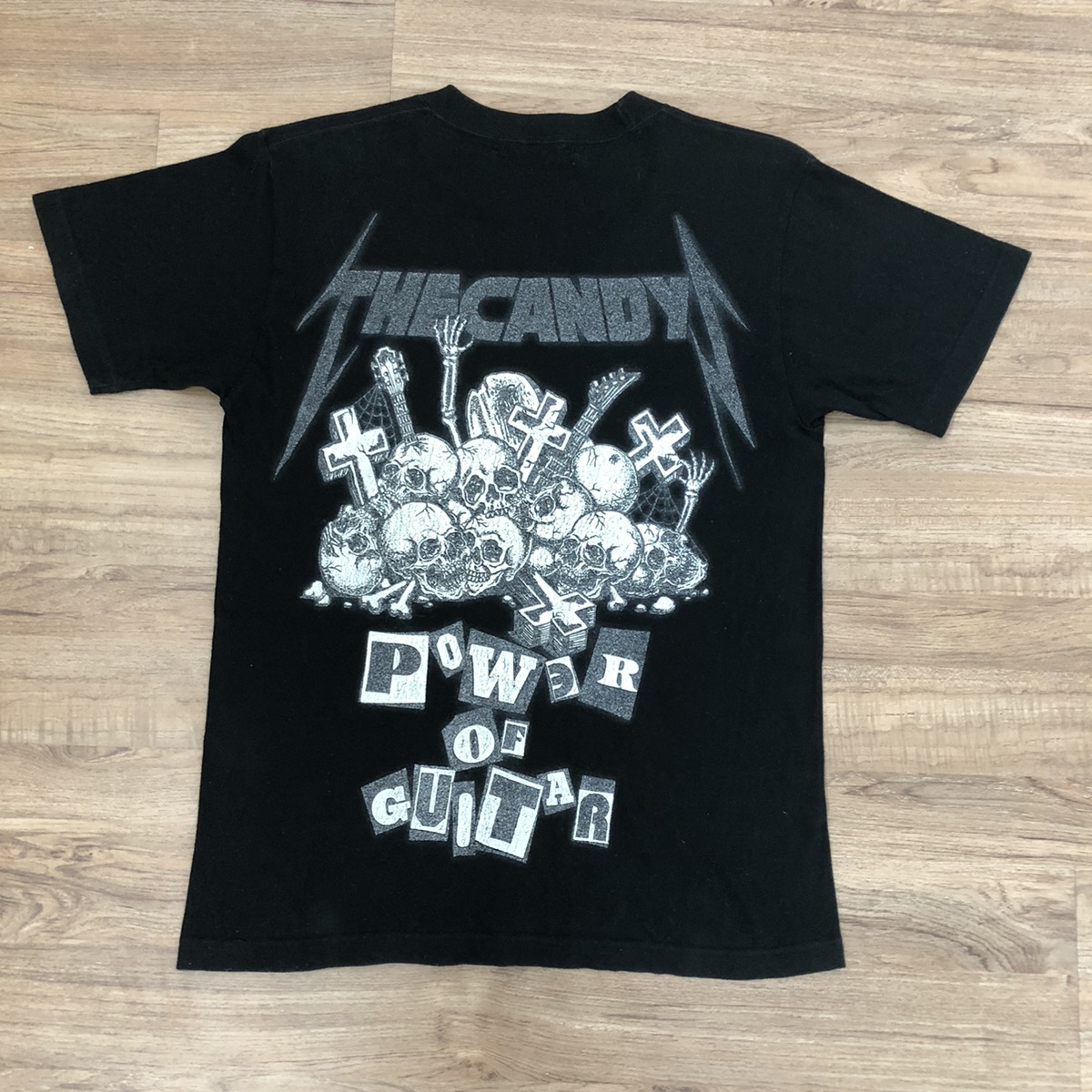 Japanese Brand - Vintage Candy Stripper “The Power Of Guitar” Shirt  Metallica