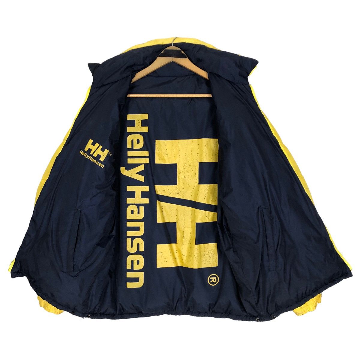 Vintage Helly Hansen Urban Reversible Down Jacket Big Logo - 16