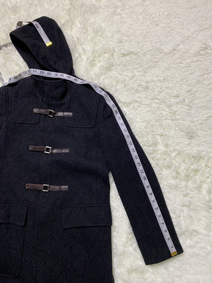 Ined by Yohji Yamamoto Wool Long Hoodie Coat Jacket - 12