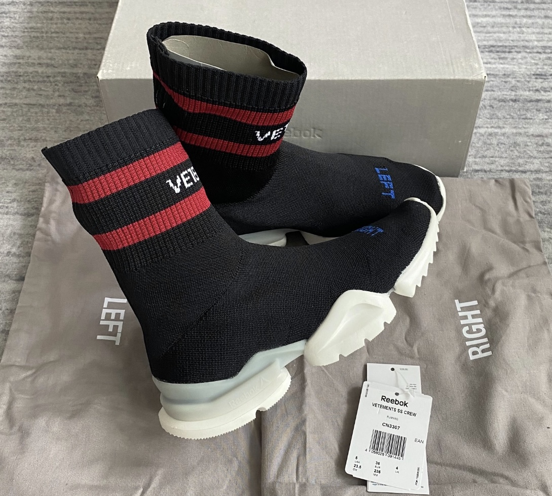 Buy Vetements x Sock Pump High Top 'Black' - CN3307