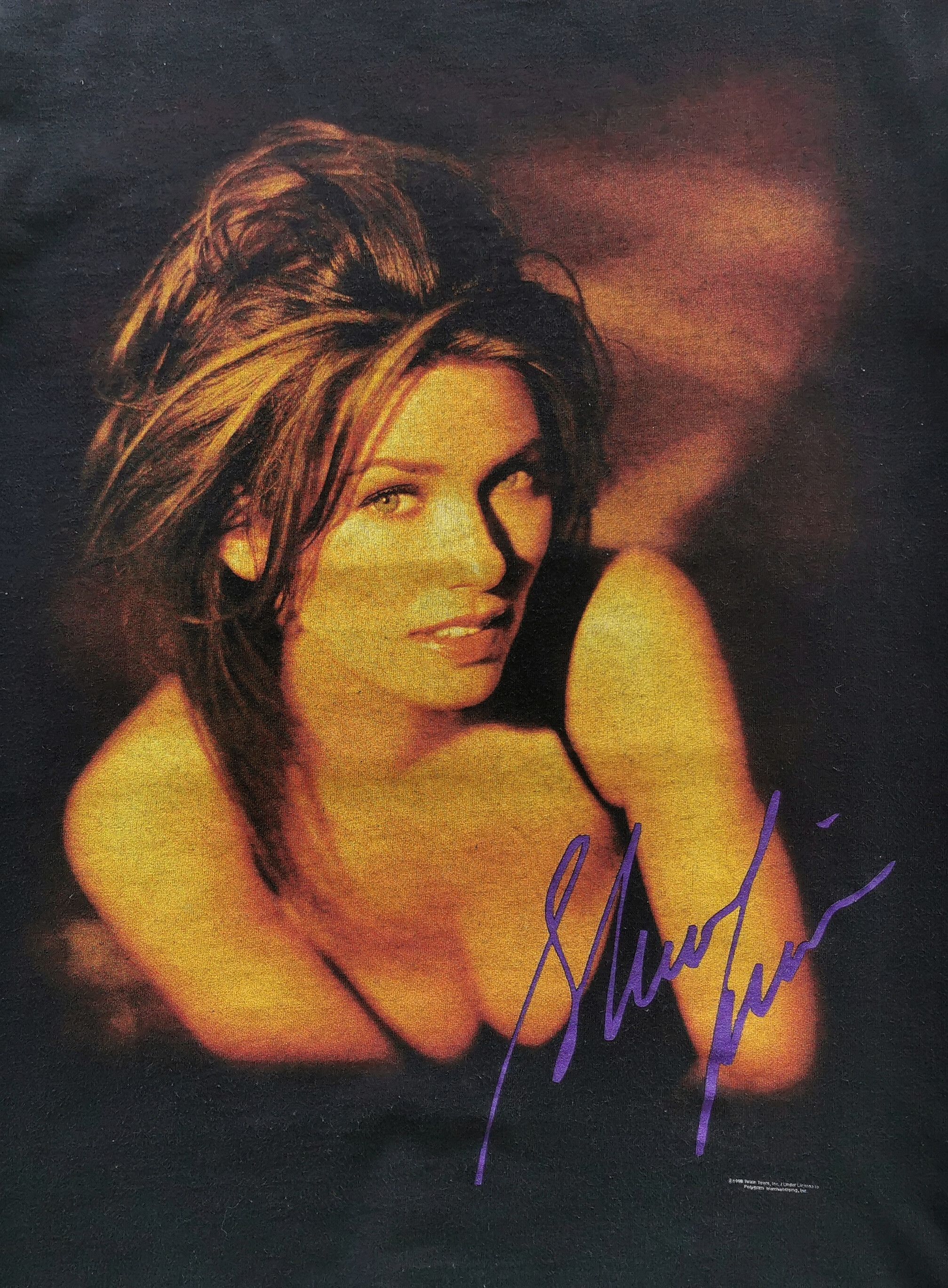 1998 Vintage Shania Twain Artist Singer Tshirt - 6