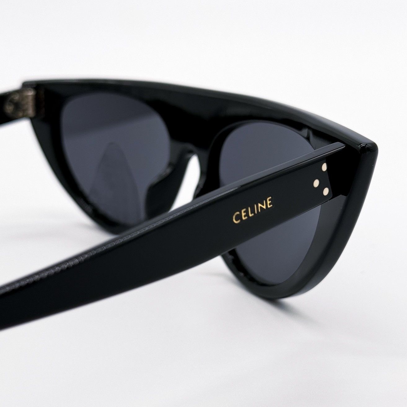 NEW CELINE CL40228I 01A BLACK CAT EYE WOMEN SUNGLASSES - 7