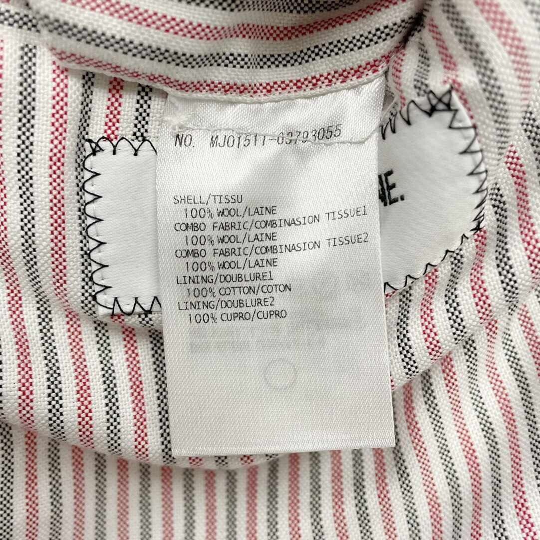 Thom Browne 4-Bar Stripe patchwork shirt-jacket - 4