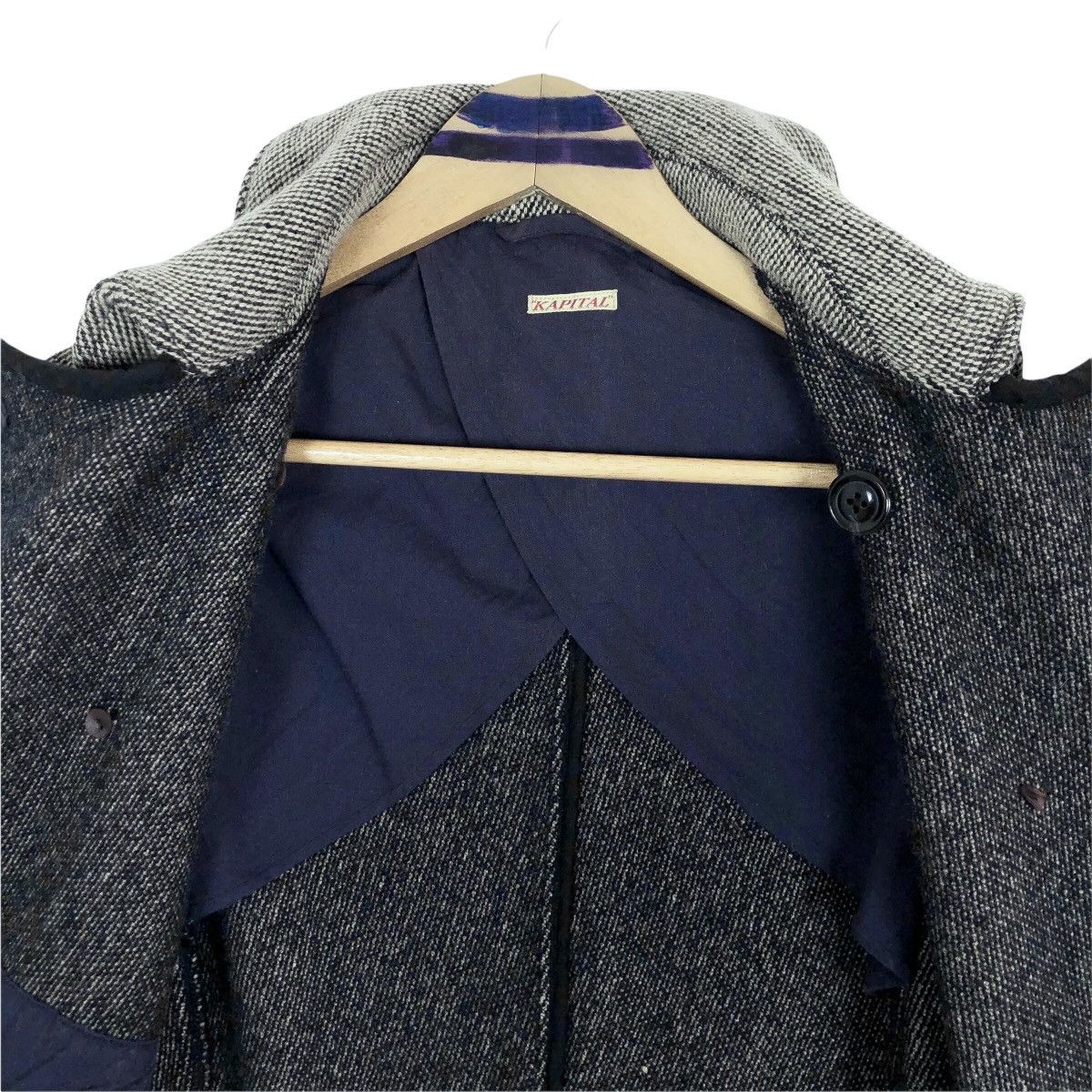 Vintage Kapital Wool Peacoat Double Breasted Japanese Brand - 4