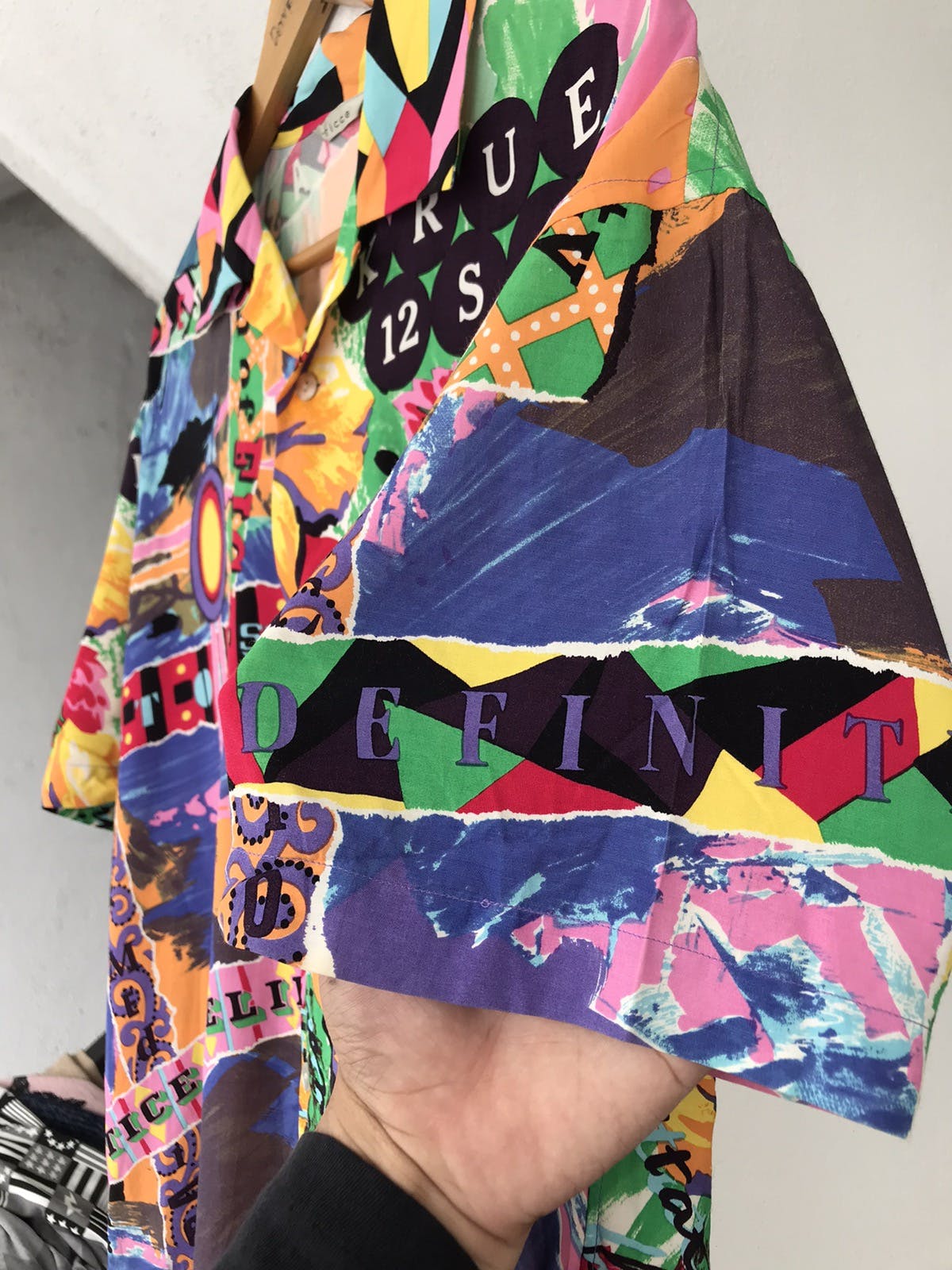 Other Designers 80s Yoshiyuki Konishi Ficce Rayon Fullprint Shirt 