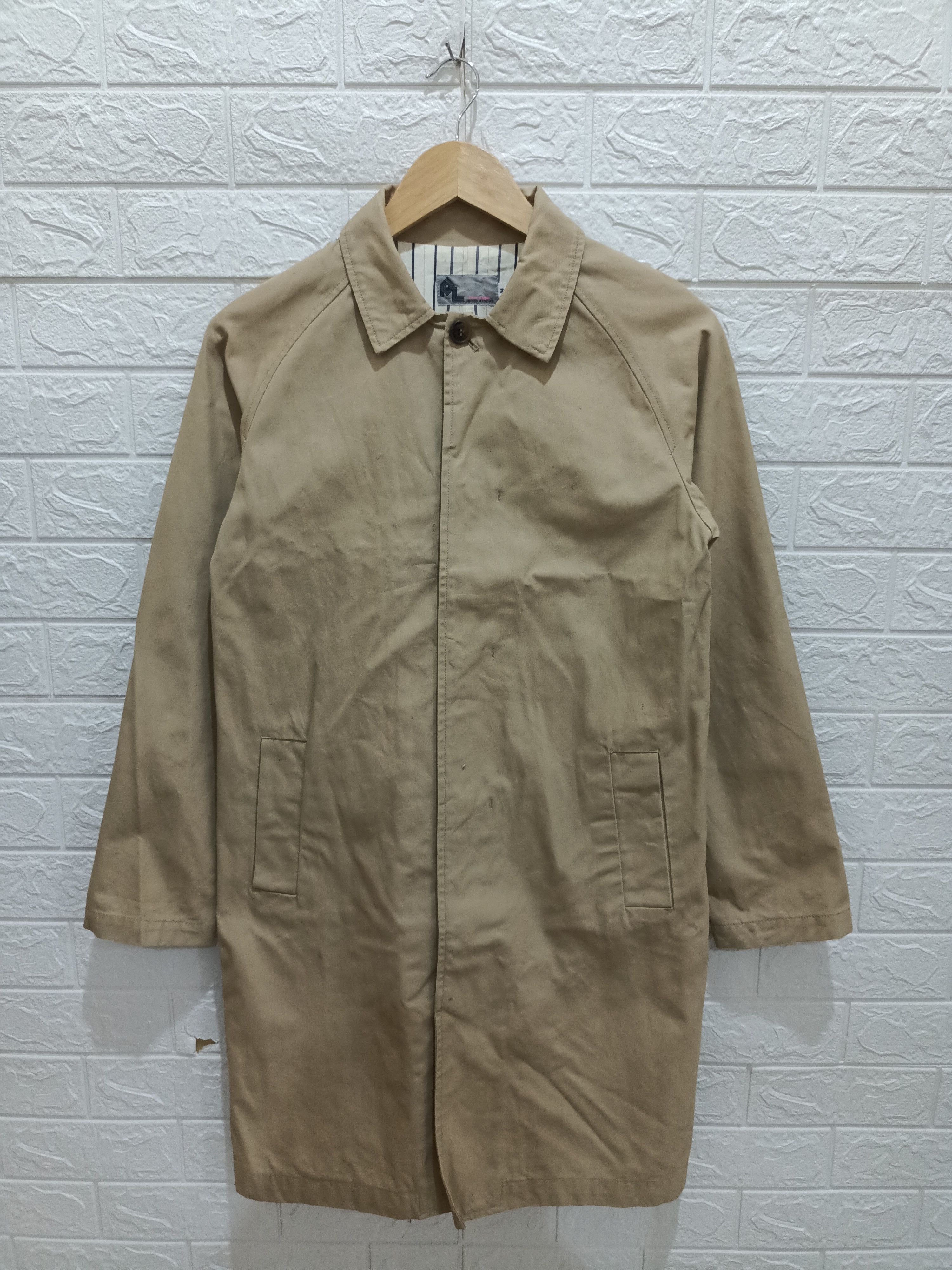 Archival Clothing - United Arrow Pink Label Made in Japan Trench Coats - 2