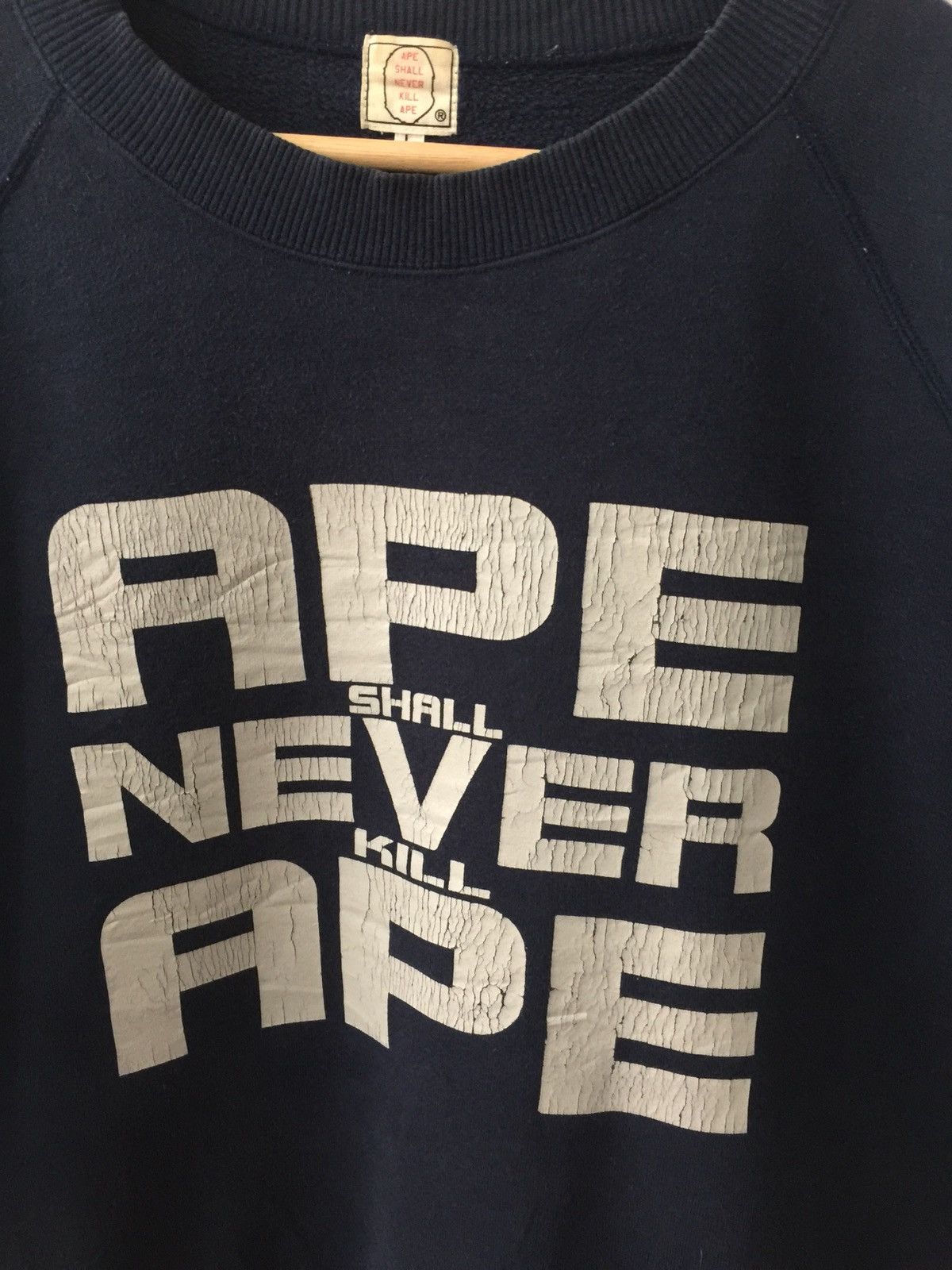 Ape Shall Never Kill Ape Big Logo Sweatshirts - 3