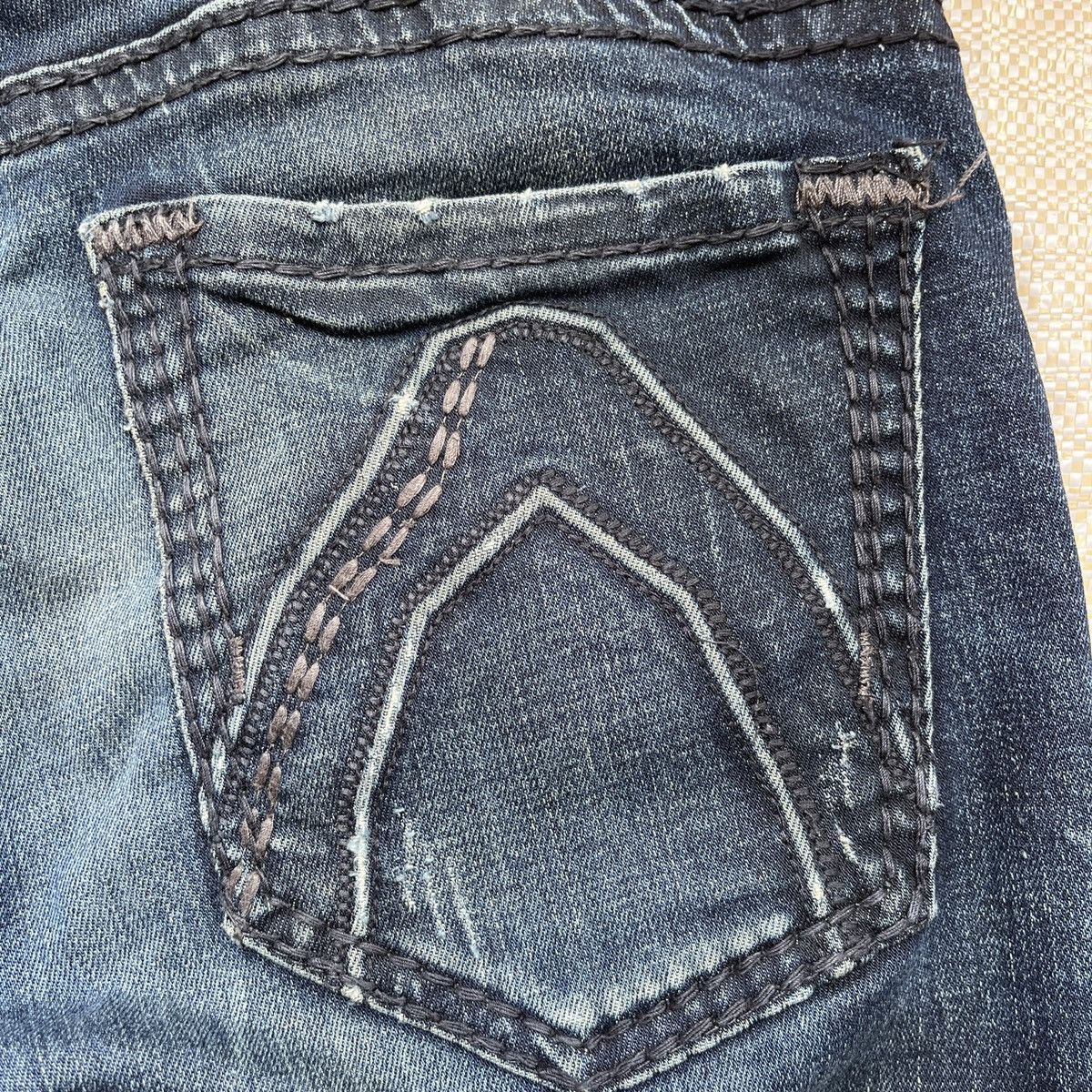 Vintage - Ripped Buckaroo Indigo Ink Jeans Fit Cut Japanese - 17