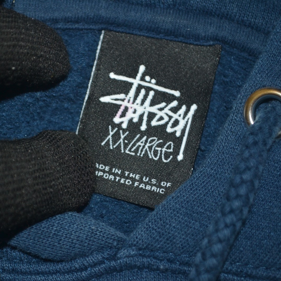 Stussy N4 Hoodie (Pullover/Unisex) - Blue Navy - 5