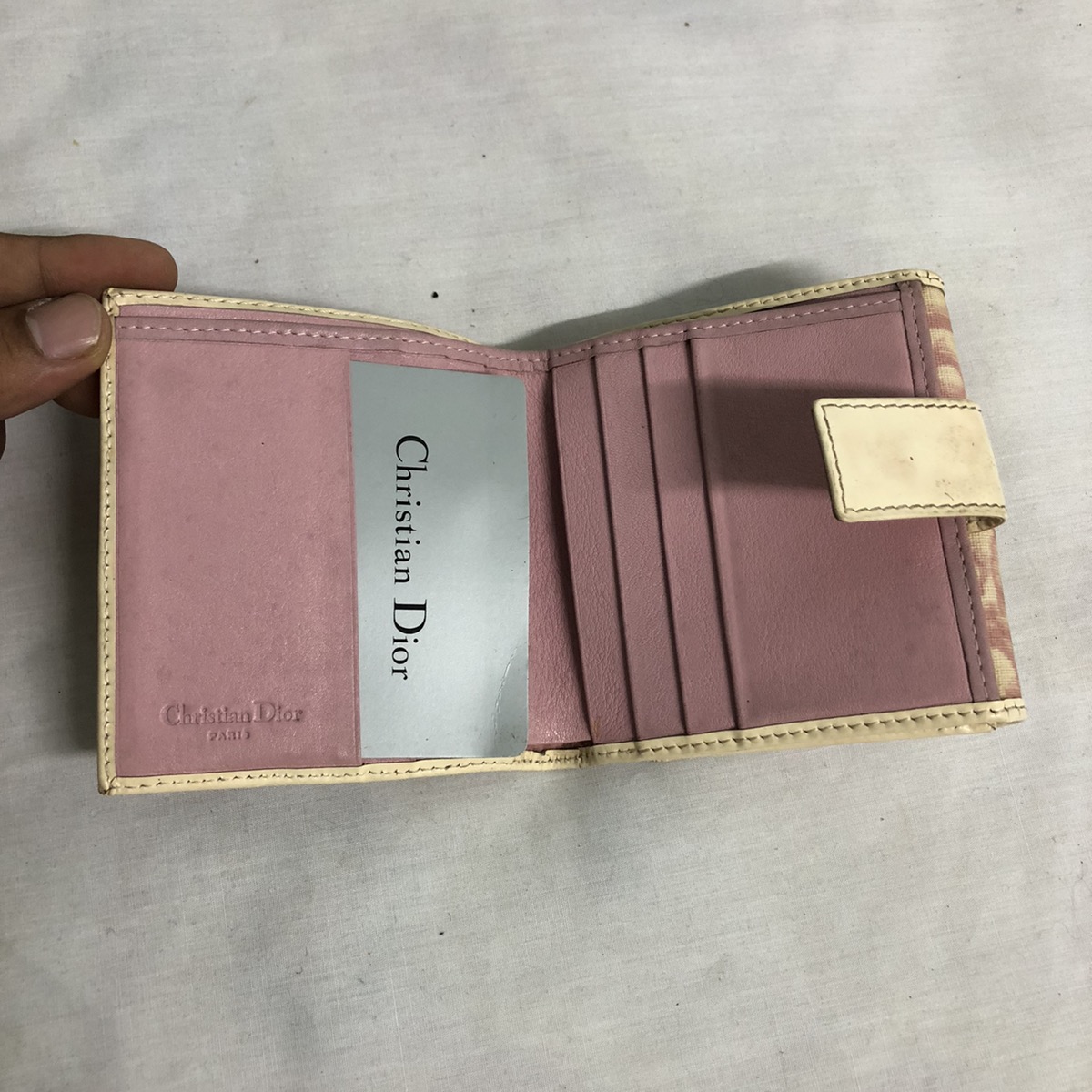 Christian Dior monogram small wallet - 8