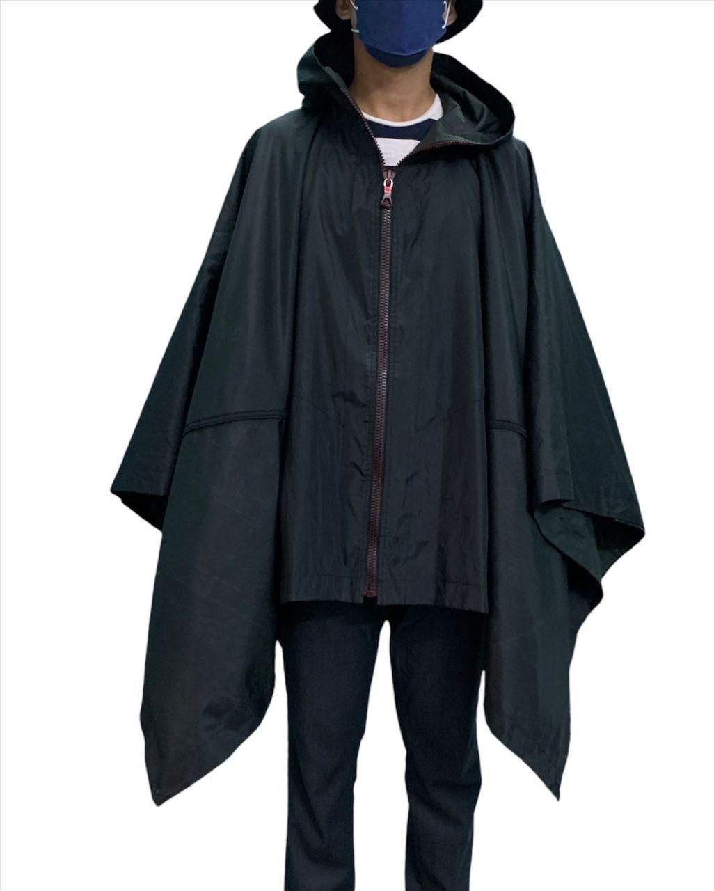 Archive Runway Issey Miyake Poncho Oversized Hoodie - 4