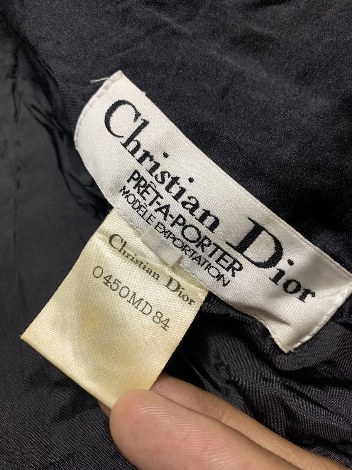 Vintage Christian Dior Pleated Cropped - 6