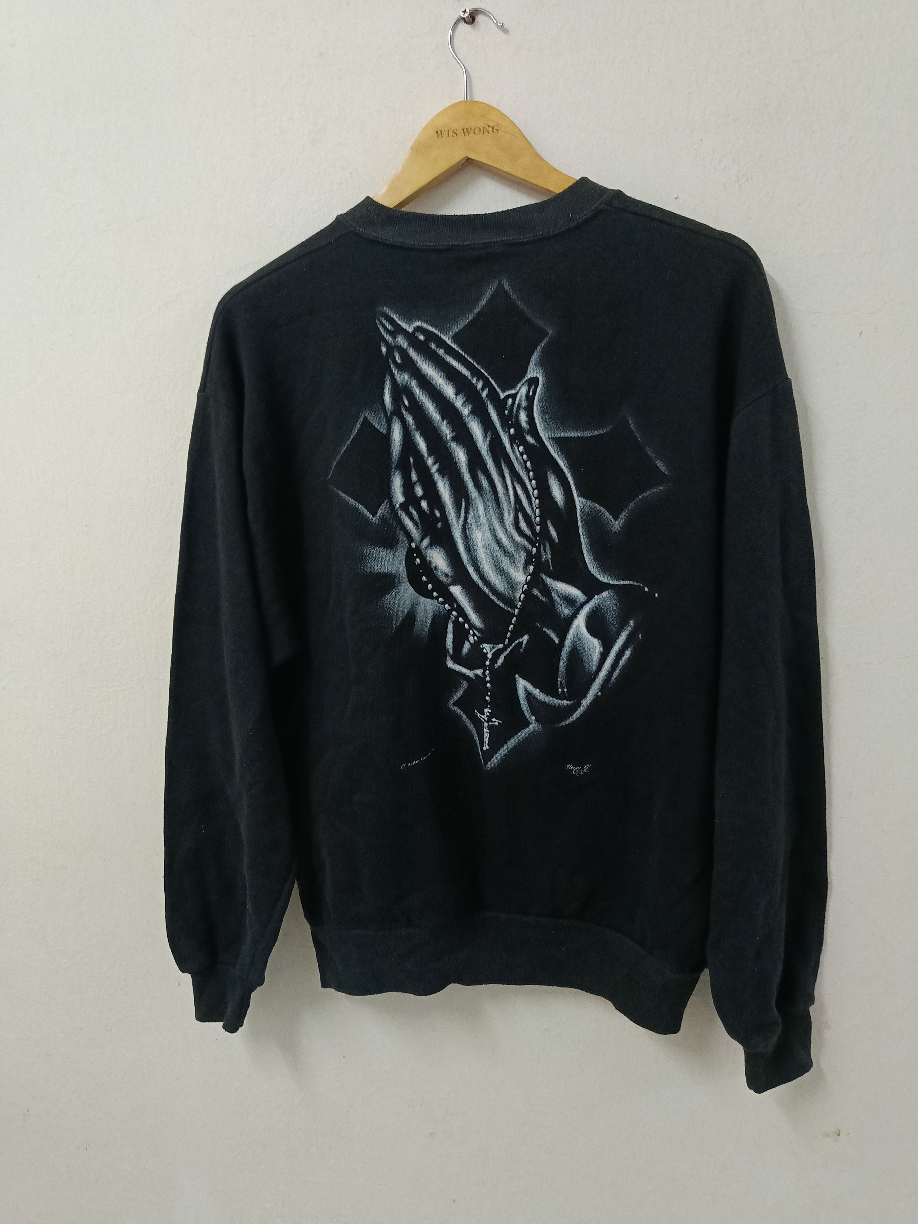 Vintage - Drake Praying Hand Vtg crew neck - 1