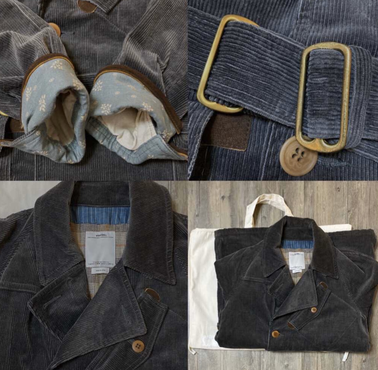 visvim VISVIM HENDEE TRENCH WALE CORDURO | ubvintage | REVERSIBLE