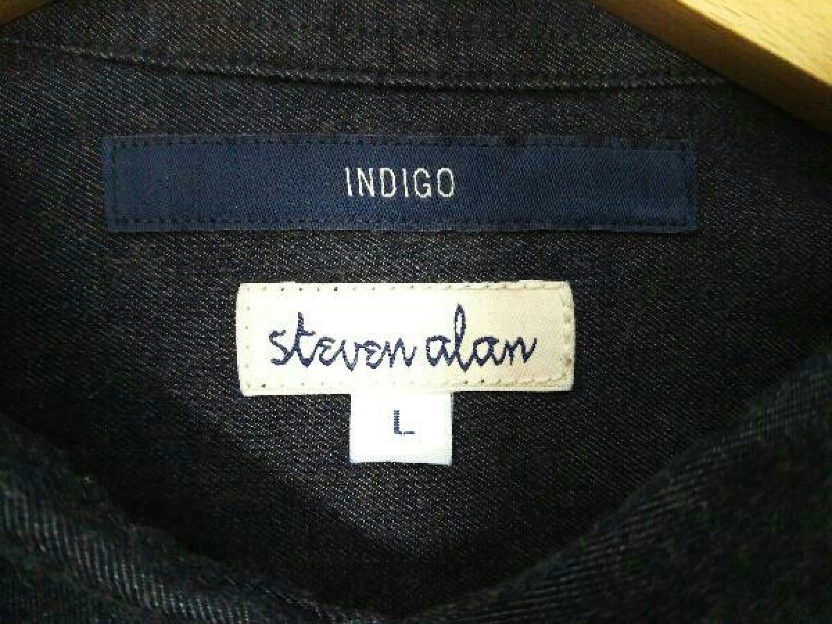 Steven Alan - denim pullover L - 4