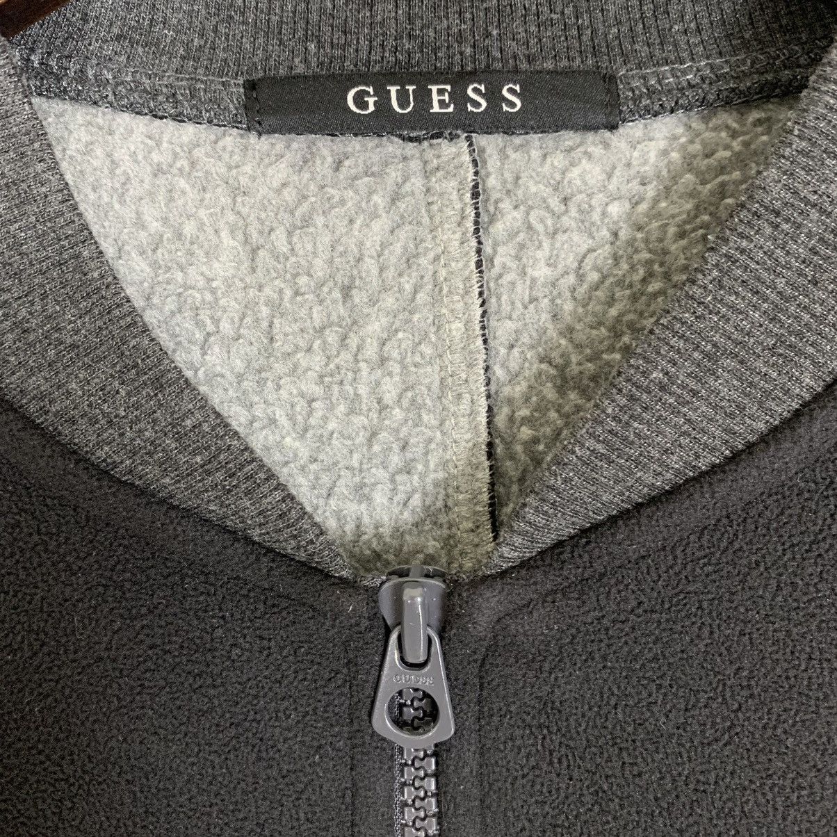 Vintage - Guess Inc America Clothing Fleece Small Logo Zipper Jacket - 10