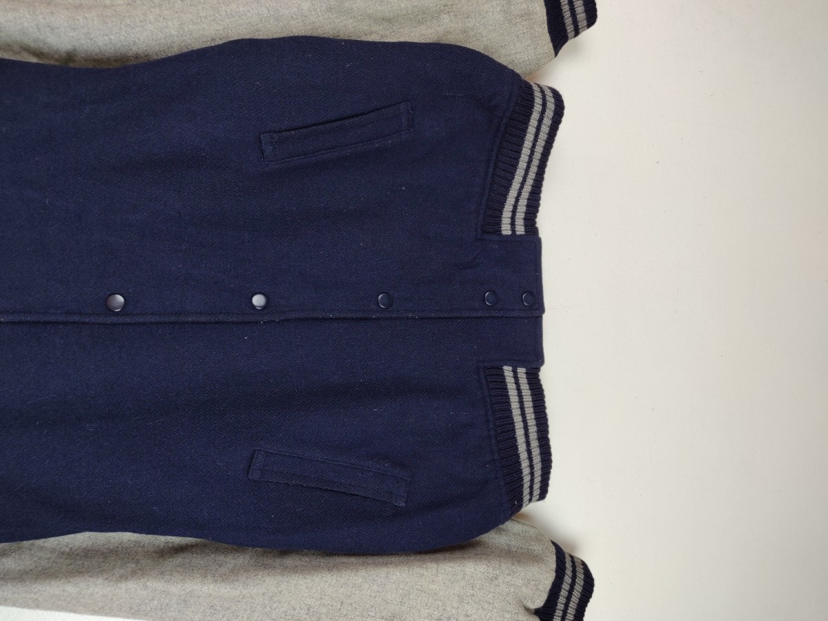 Varsity - Bobbio Japan Plain Jacket Streetwear Tops - 6