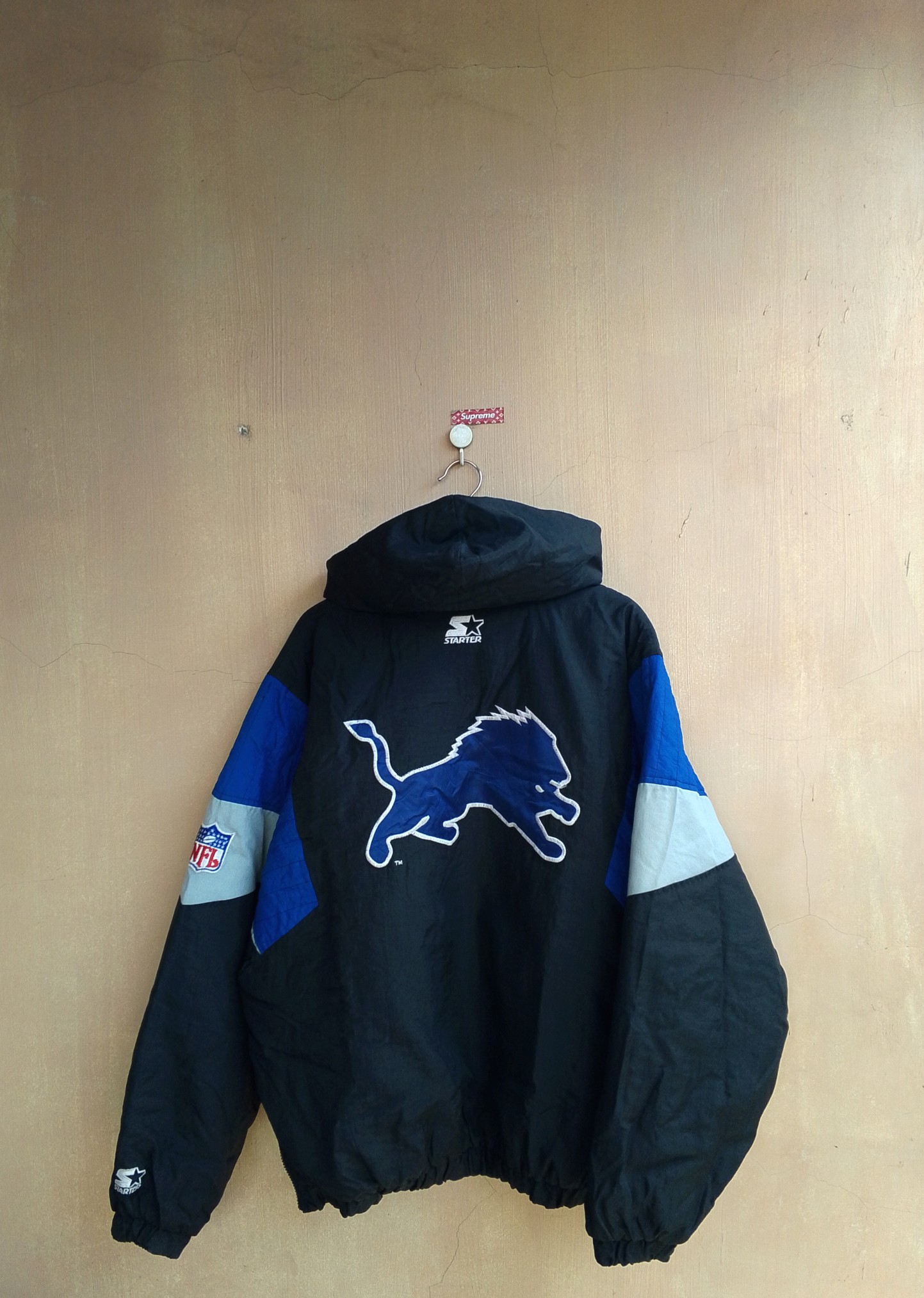 90s Vintage Detroit Lions Starter Anorak jacket - 4