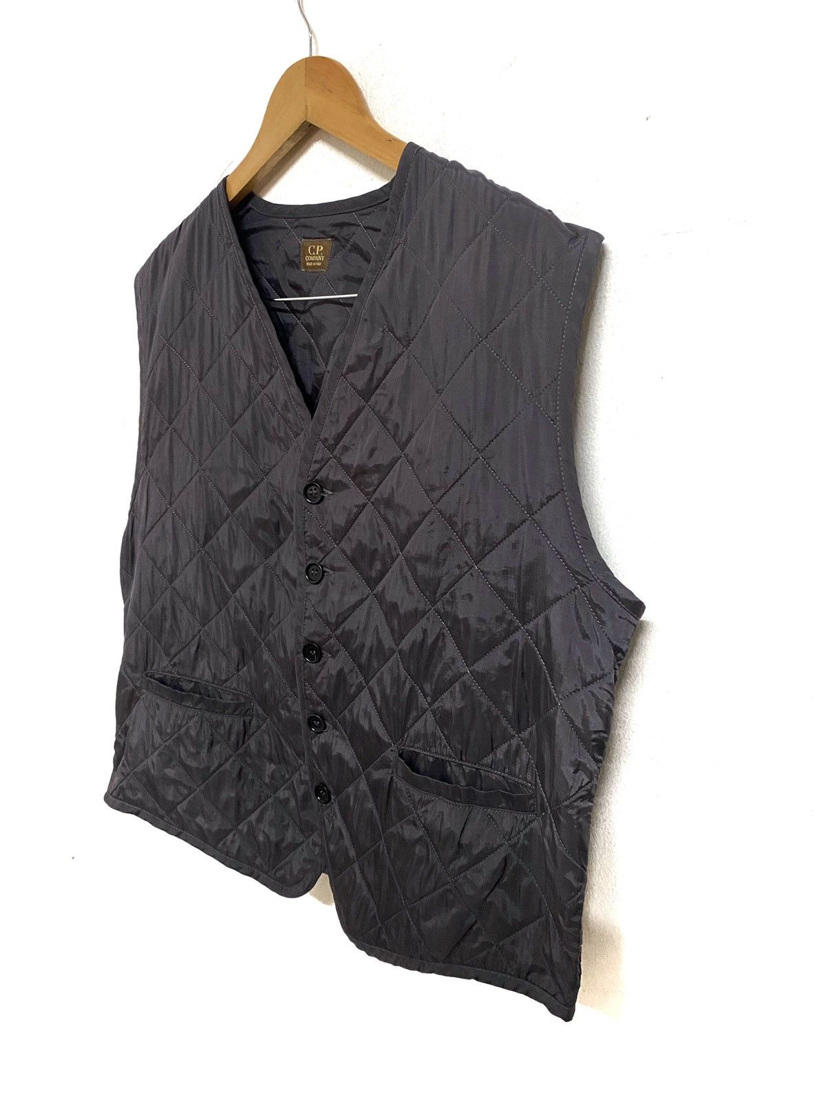 Vintage C.P Company Quilted Shimmer Vest Stone Island - 3