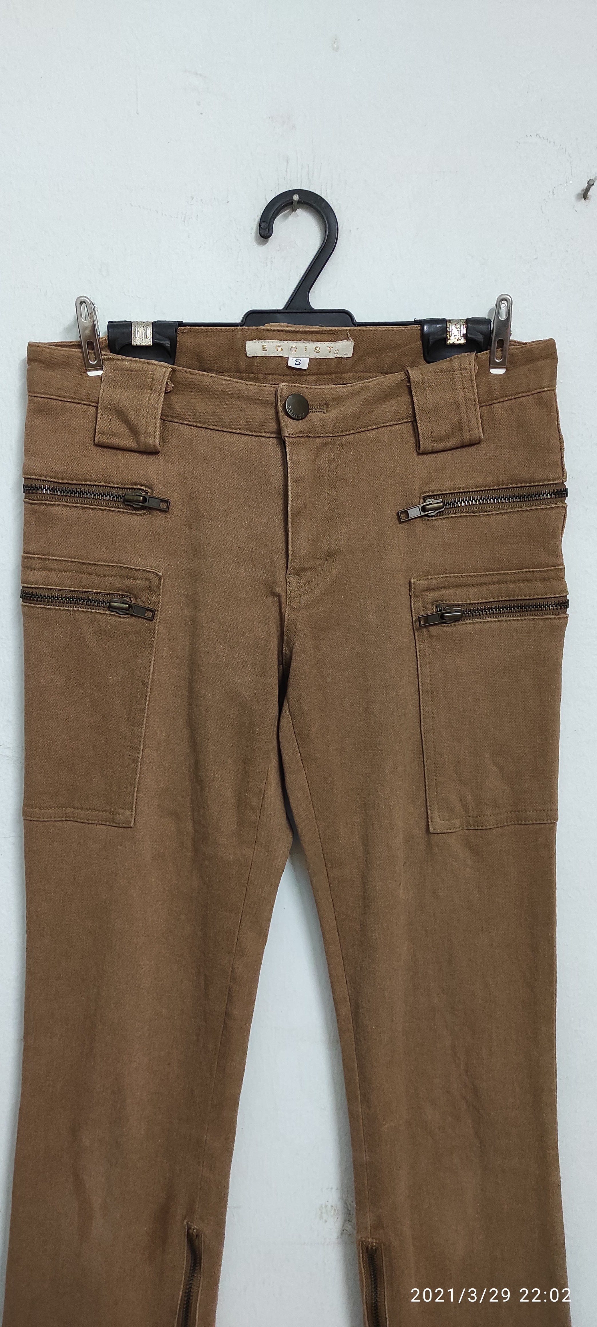 Japanese Brand - Archive EGOIST Punkers zipper elastic skinny pants - 8