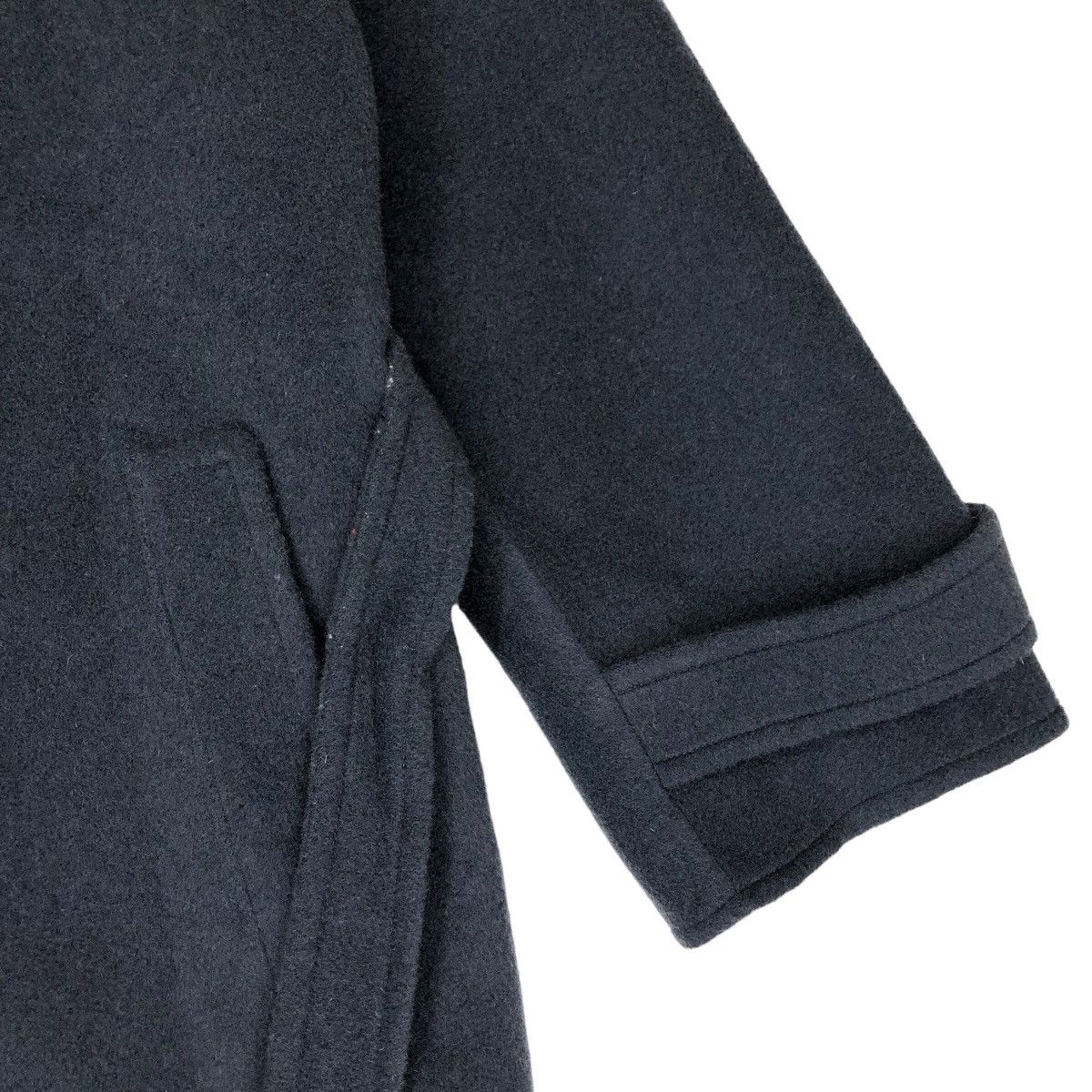Designer - Fouks Paris Checkered Wool Trench Coat - 7