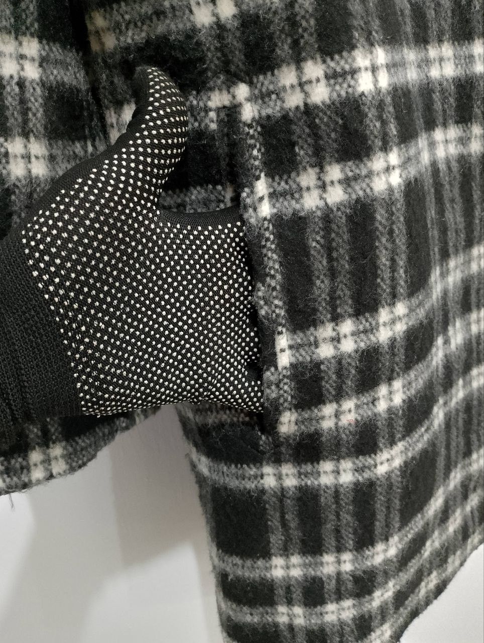 Archival Clothing - GROVE Nova Plaid Black/White Trench Coats BNWT - 6