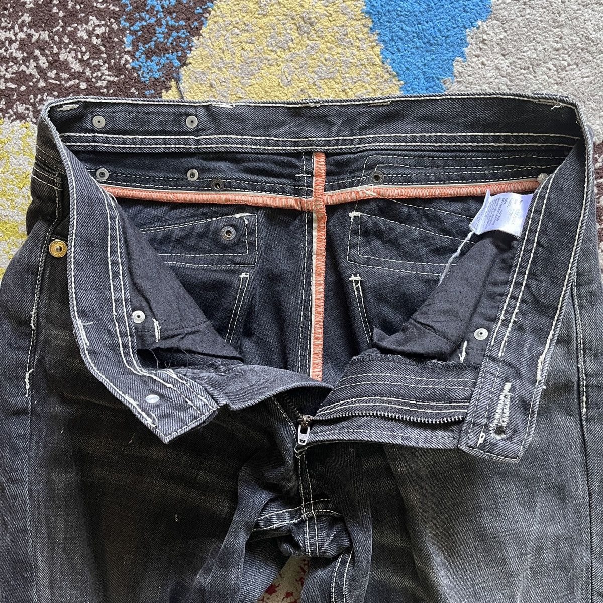 Vintage - Seditionaries Army Of No Jeans Trim Denim Black - 6