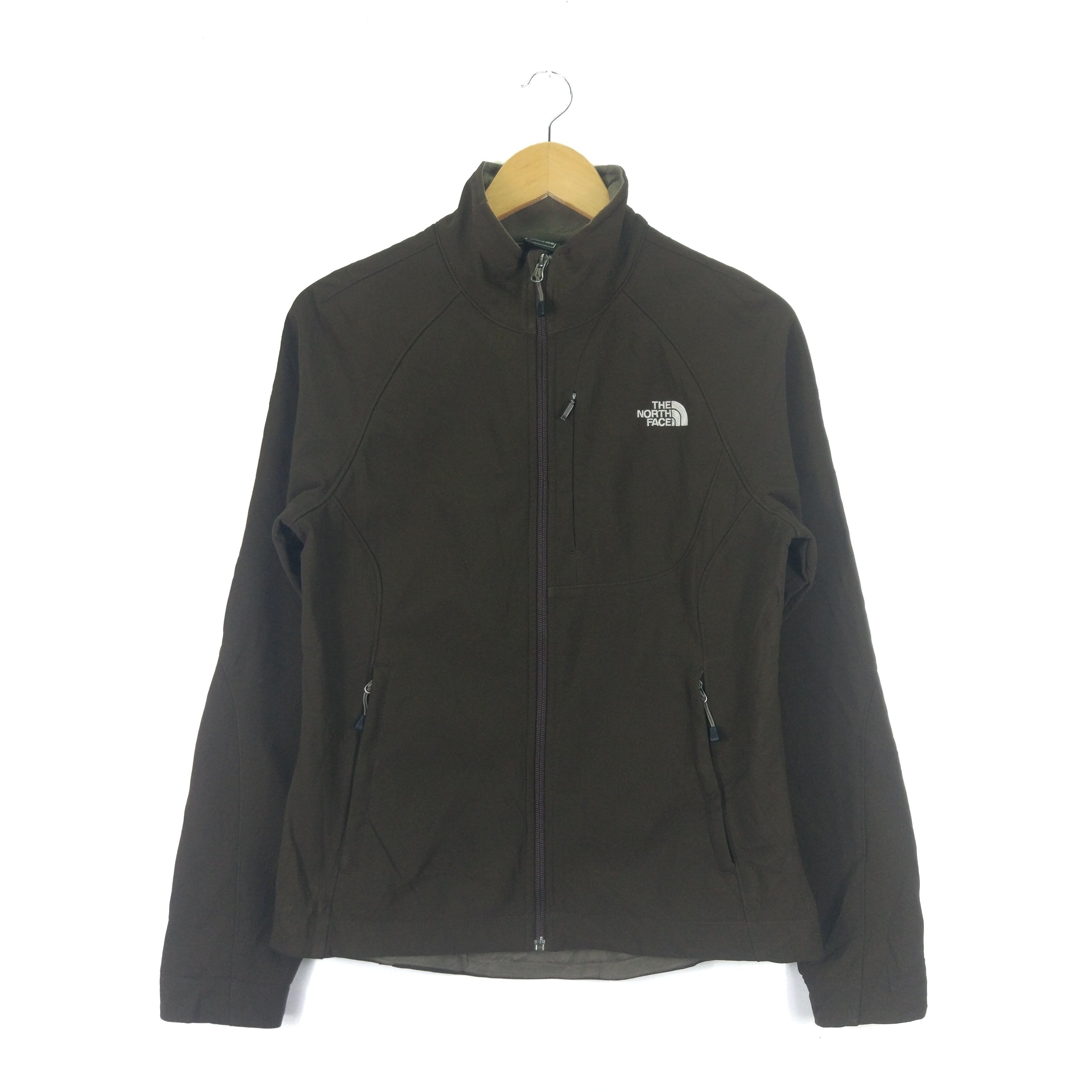 The North Face Embroidery Logo Zip Up Coats Jacket - 1