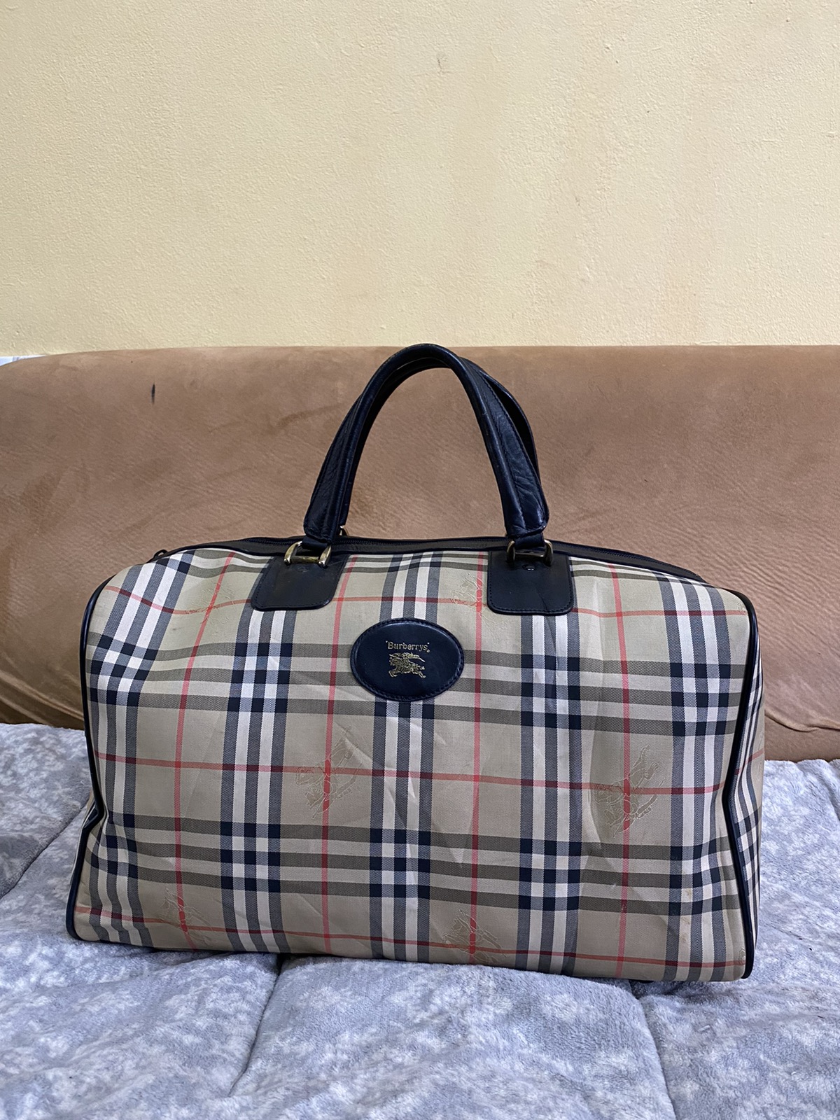 Steals💥 Burberry Leather Travel Bag - 1