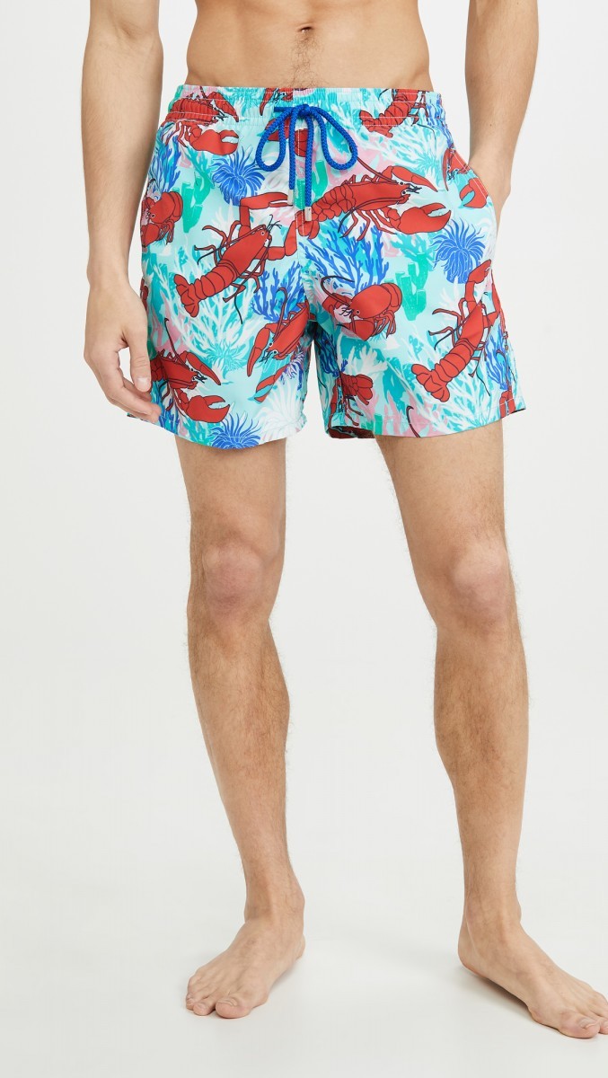 BNWT SS20 VILEBREQUIN LOBSTER AND CORAL SWIM TRUNKS L - 1