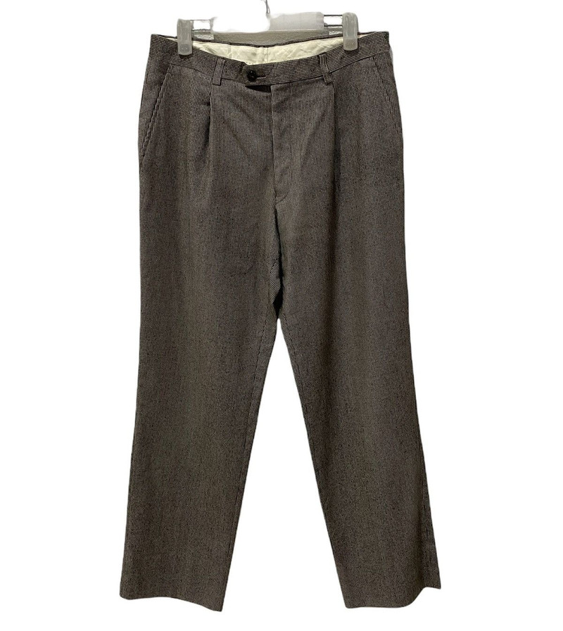LANVIN COLLECTION EXCLUSIVE DESIGNER WOOL TROUSERS PANTS - 1
