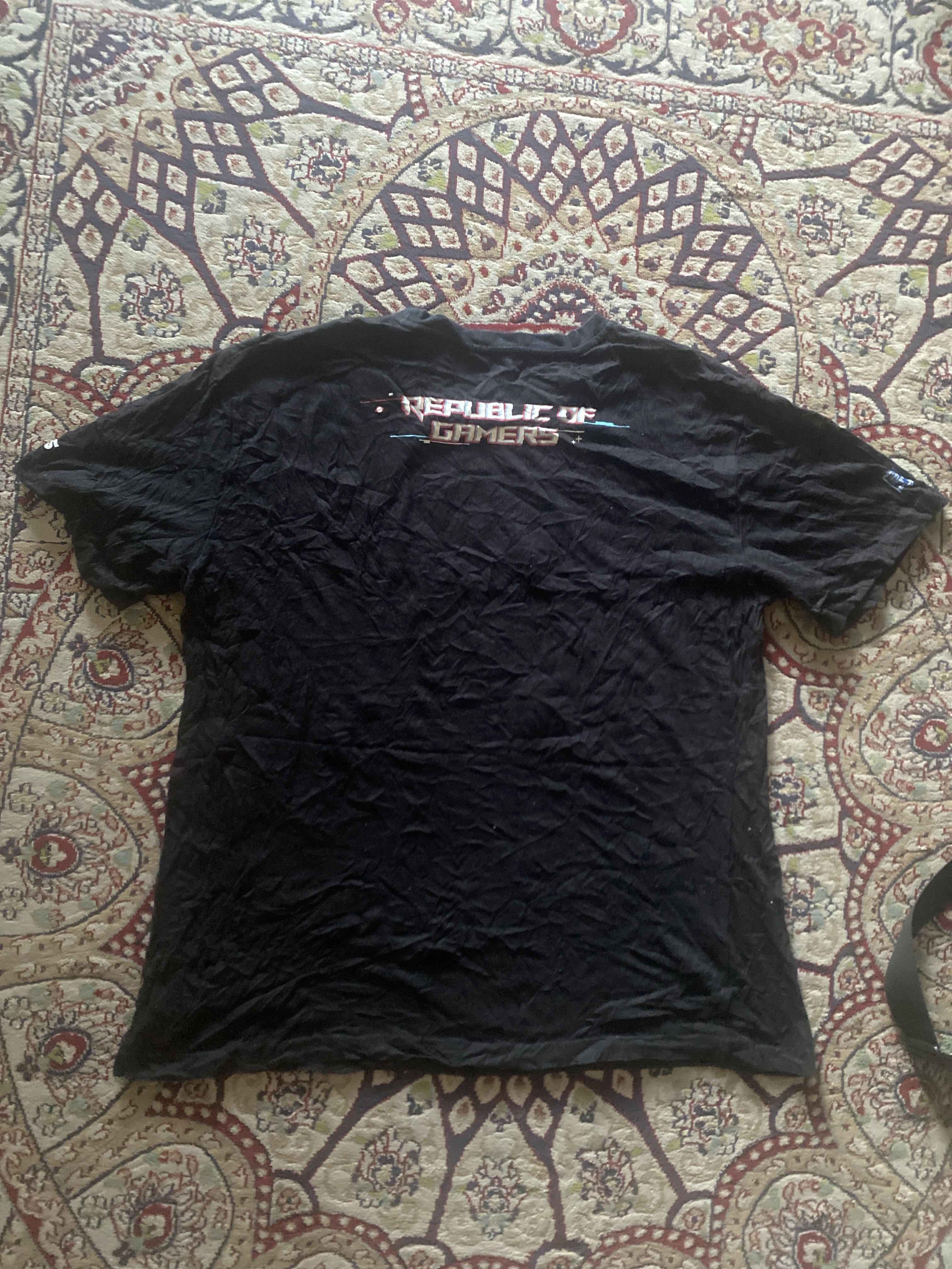 Republic of Gamers x ASUS x Intel Z390 Chipset Promo T-Shirt – Black (XL) - 2