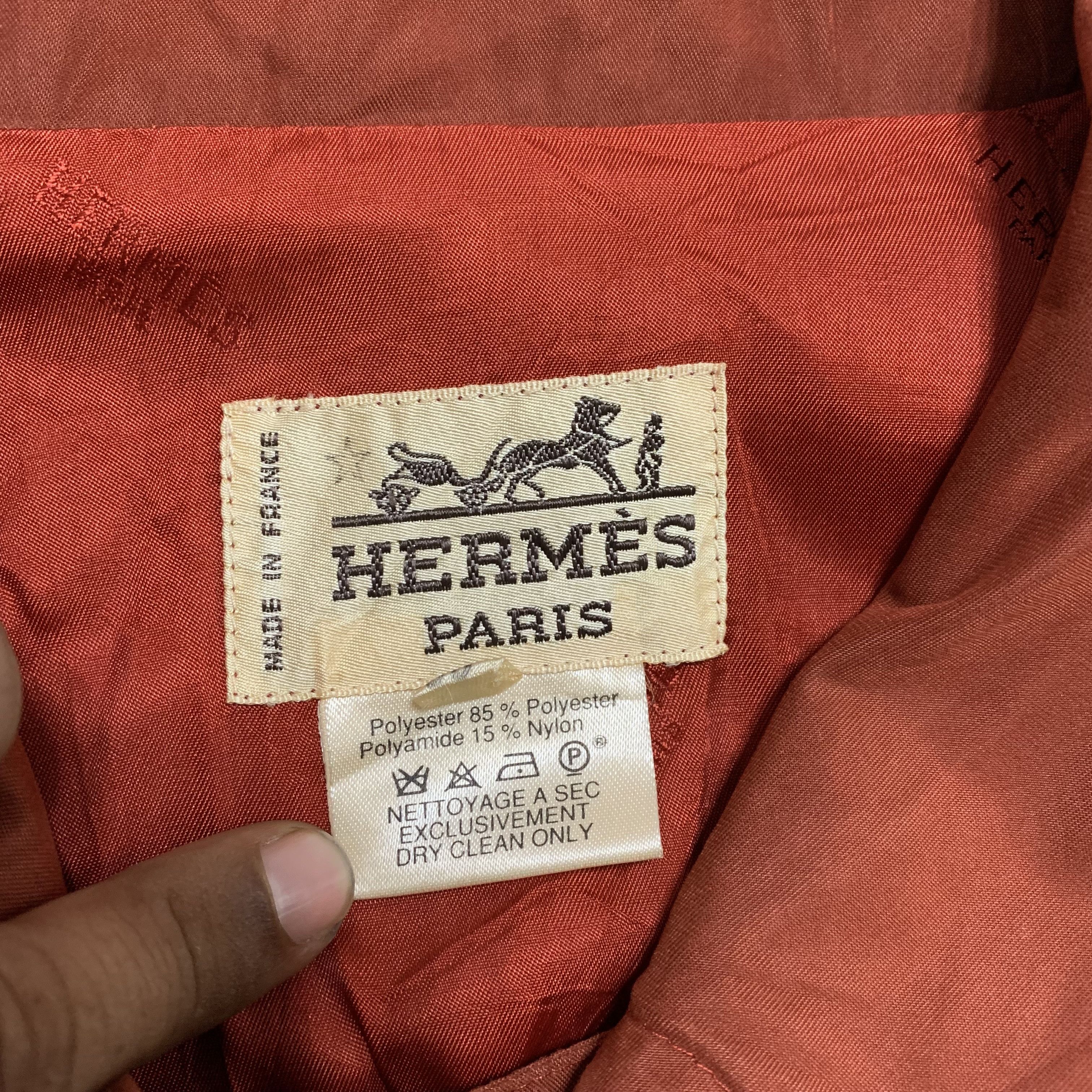 Vintage 80s Hermes Overcoat - 6