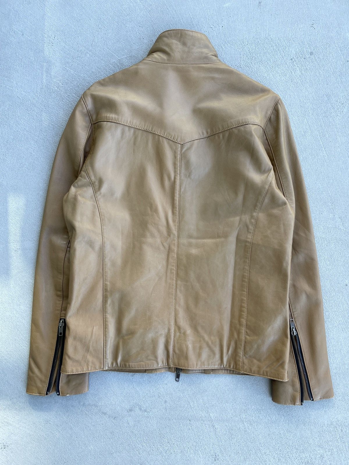 Vintage - Rick Owens Style! 00s Liugoo Japan Sheepskin Leather Jacket - 4